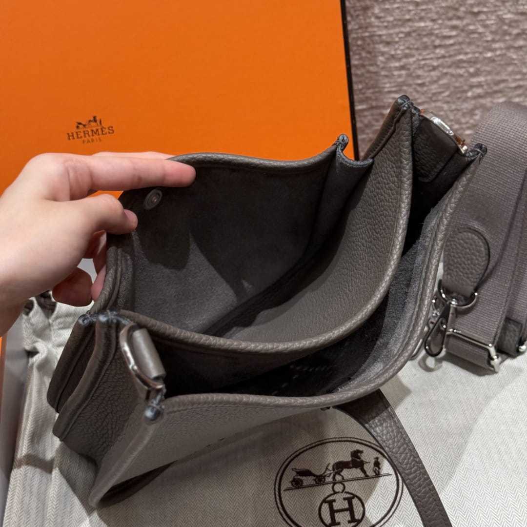 高仿Hermes*Evelyne23系列H087941CK8F錫器灰銀扣純手工