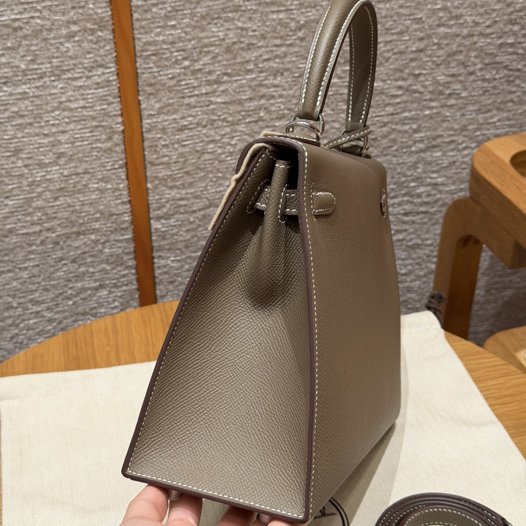 復刻Hermes Kelly 25 鎖頭刻印