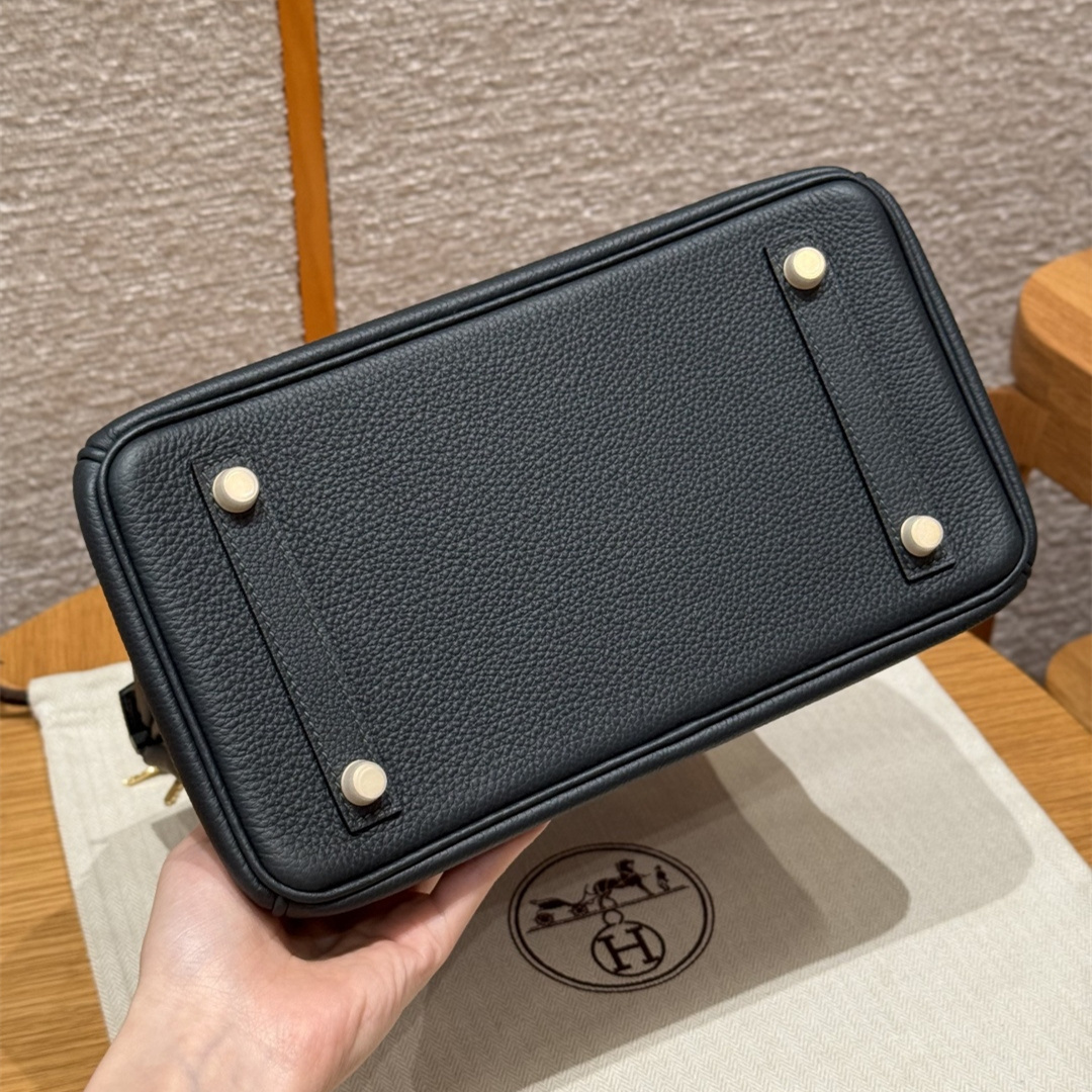高仿Hermes*Birkin25系列H041344BOCM60松柏綠鱷魚皮拼牛皮金扣純手工