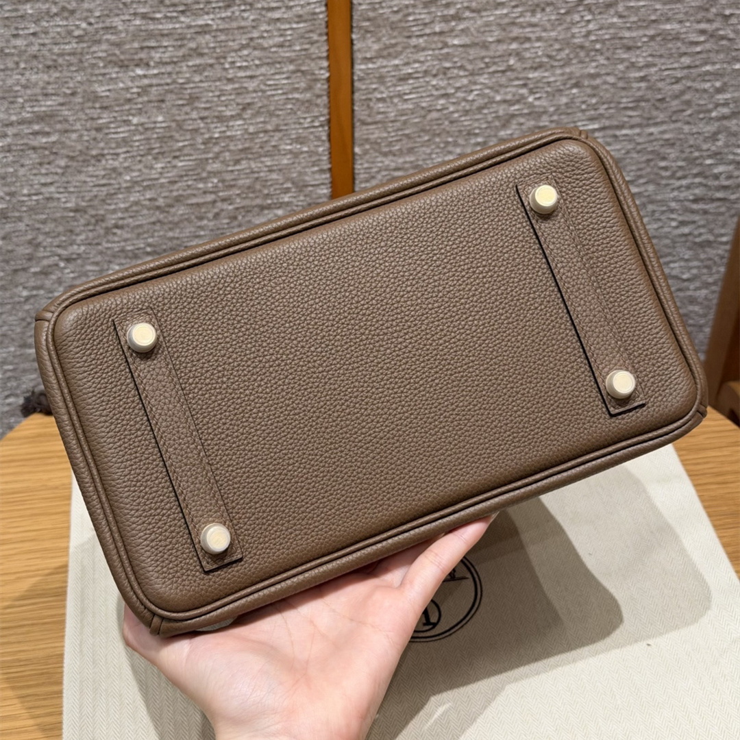 高仿Hermes*Birkin25系列H041344BODO威馬犬米色牛皮金扣純手工