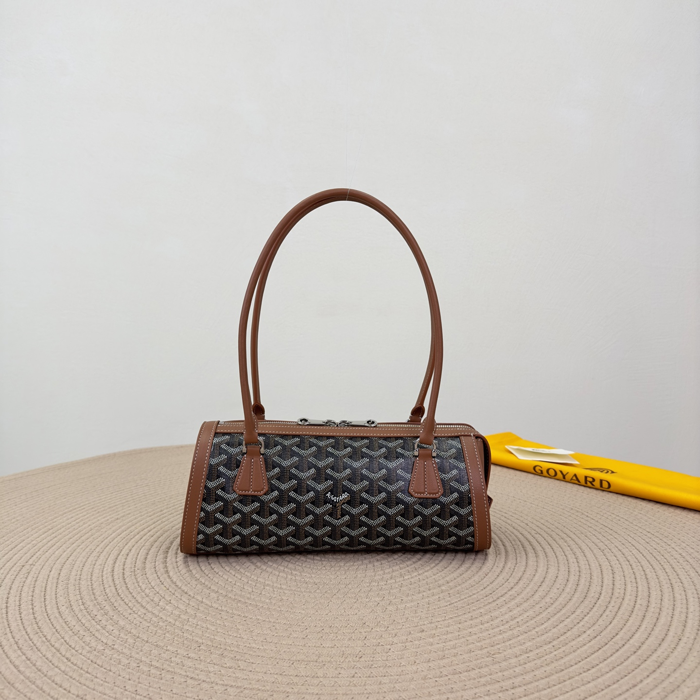 高仿Goyard*Bonbonniere系列BON01CL03P法棍包棕色純原版本