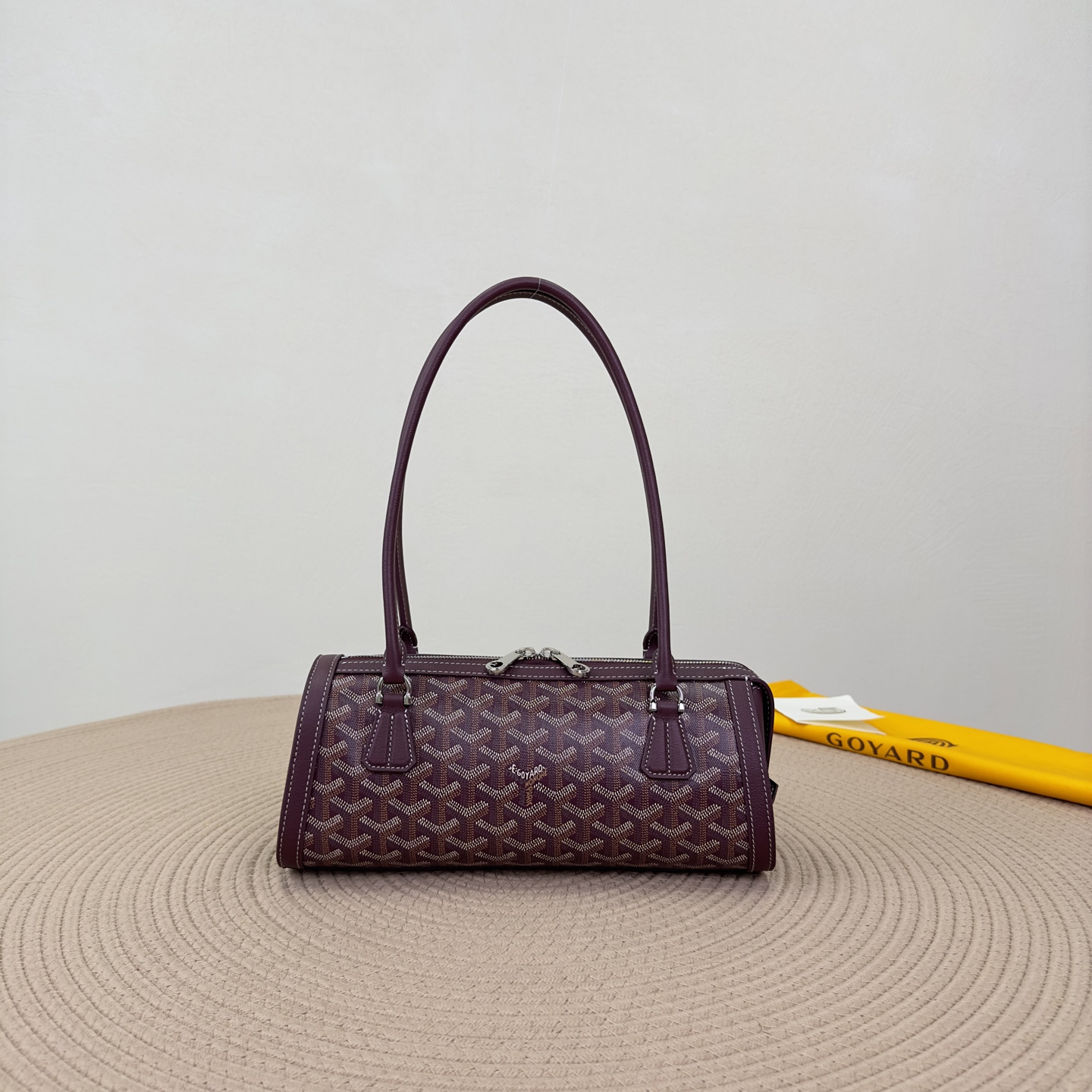 高仿Goyard*Bonbonniere系列BON33CL33P法棍包酒紅色純原版本