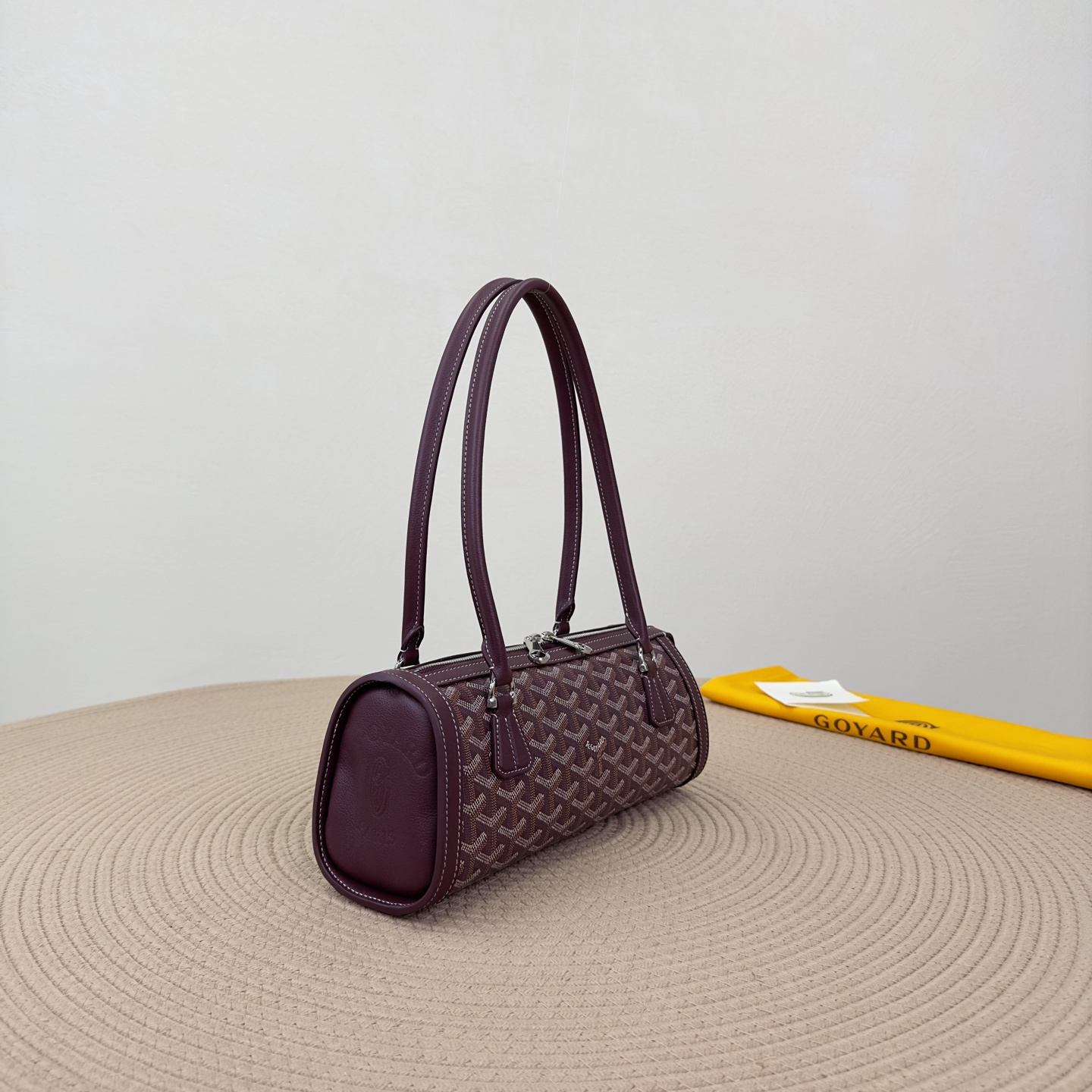 高仿Goyard*Bonbonniere系列BON33CL33P法棍包酒紅色純原版本