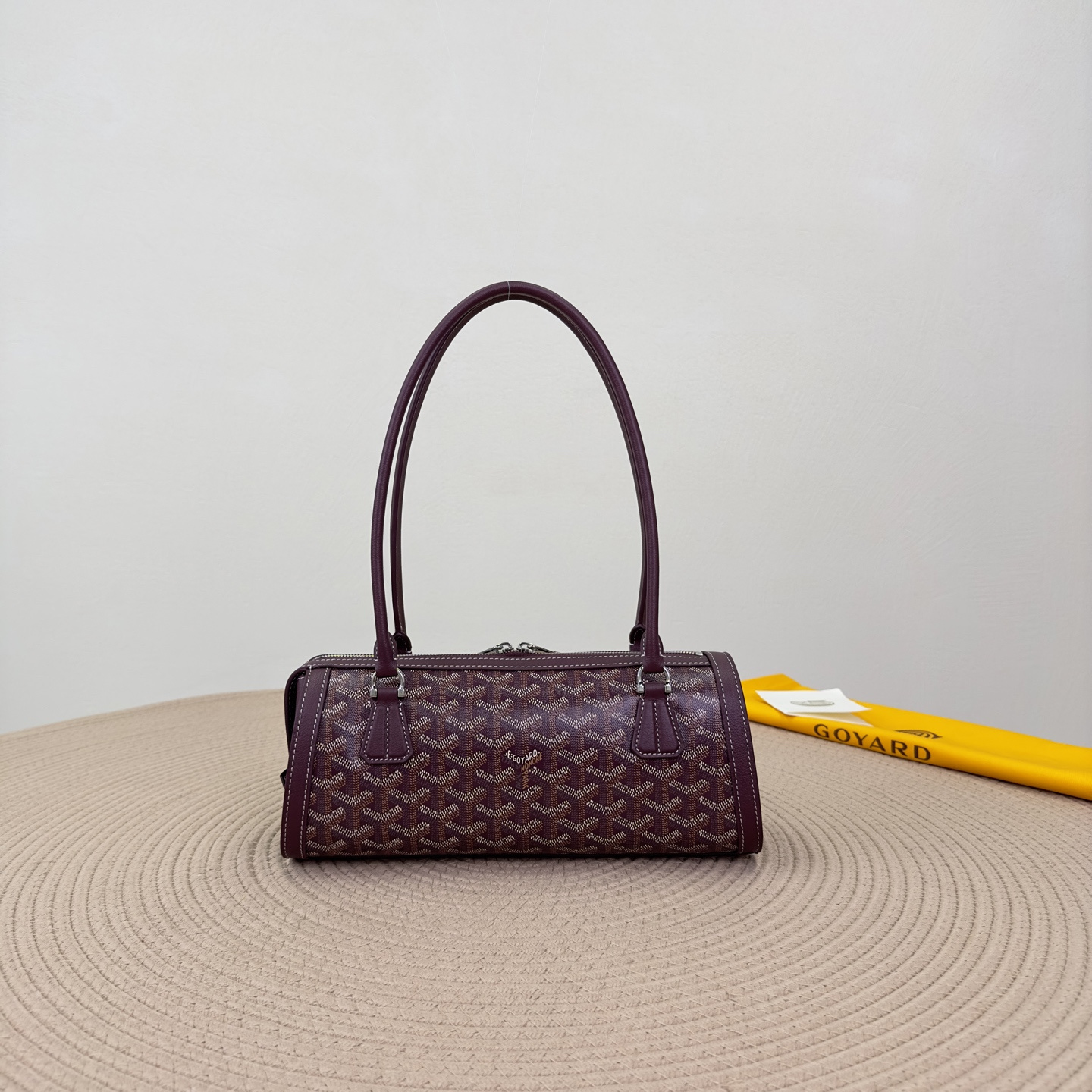 高仿Goyard*Bonbonniere系列BON33CL33P法棍包酒紅色純原版本