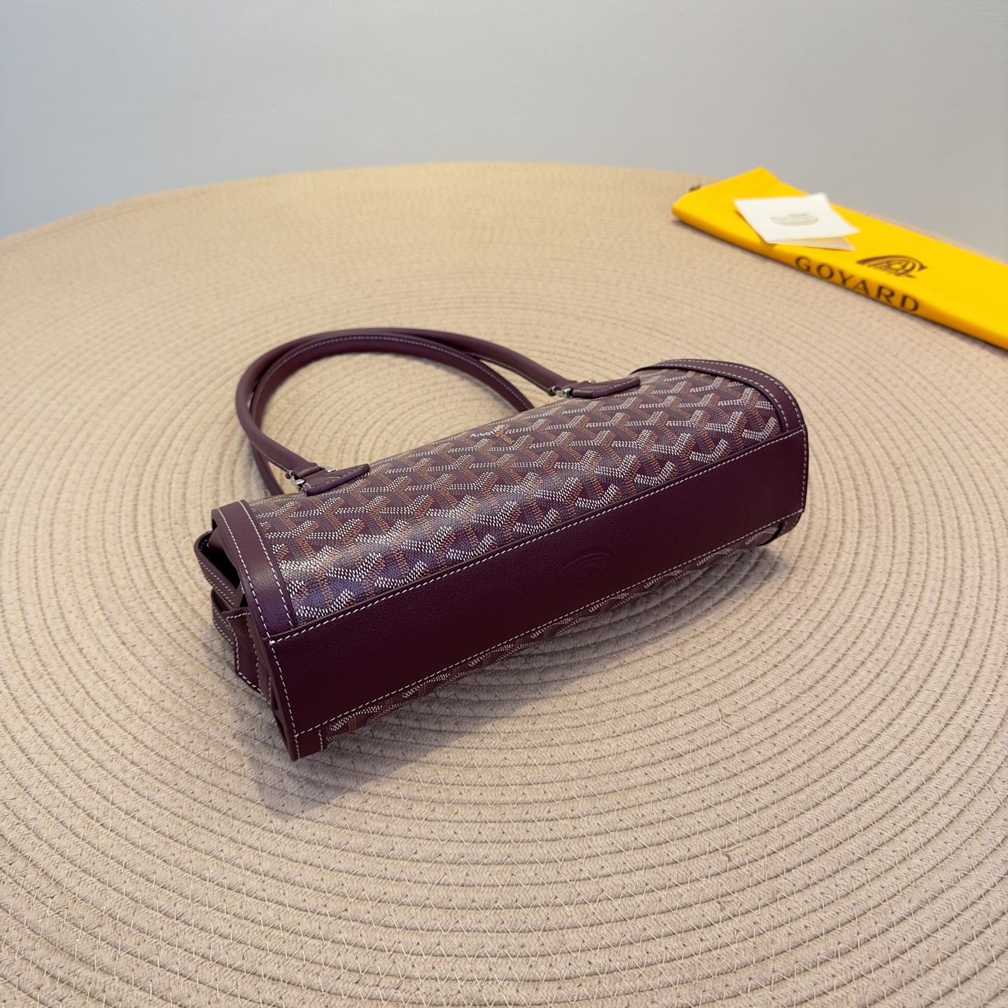 高仿Goyard*Bonbonniere系列BON33CL33P法棍包酒紅色純原版本