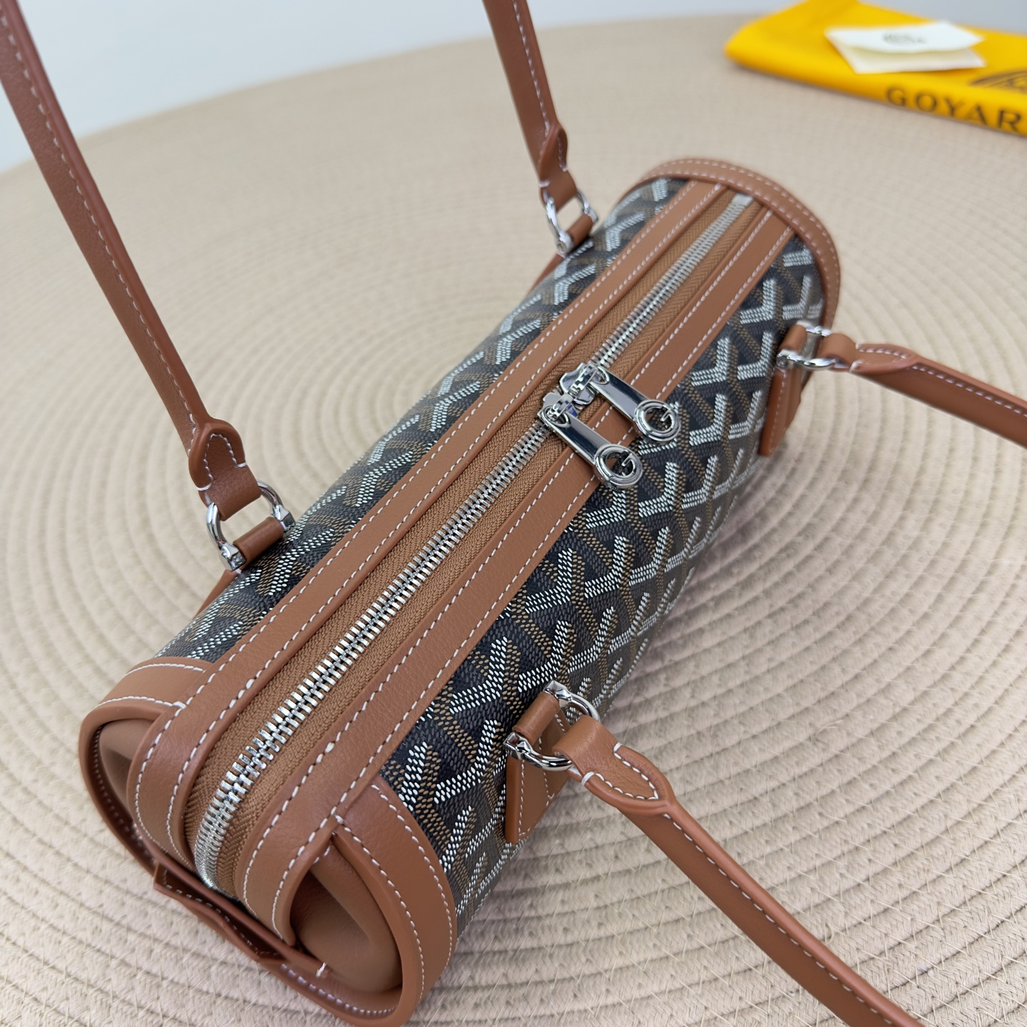 高仿Goyard*Bonbonniere系列BON01CL03P法棍包棕色純原版本