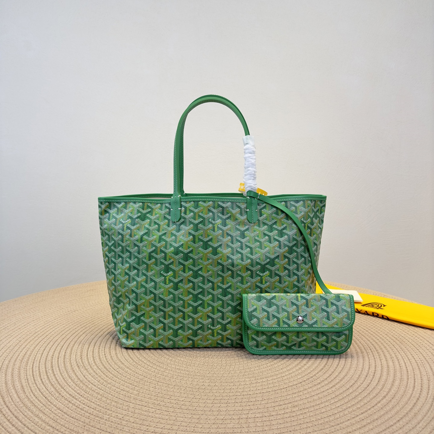 高仿Goyard*SaintLouis系列MLTY72CL69P手拎袋草地綠小號純原版本