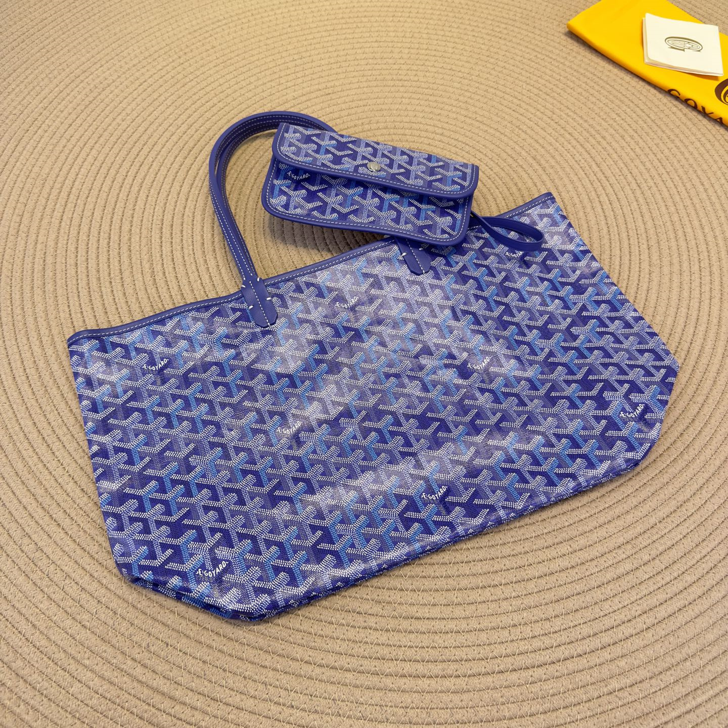 高仿Goyard*SaintLouis系列MLTY73CL21P手拎袋藍莓紫小號純原版本