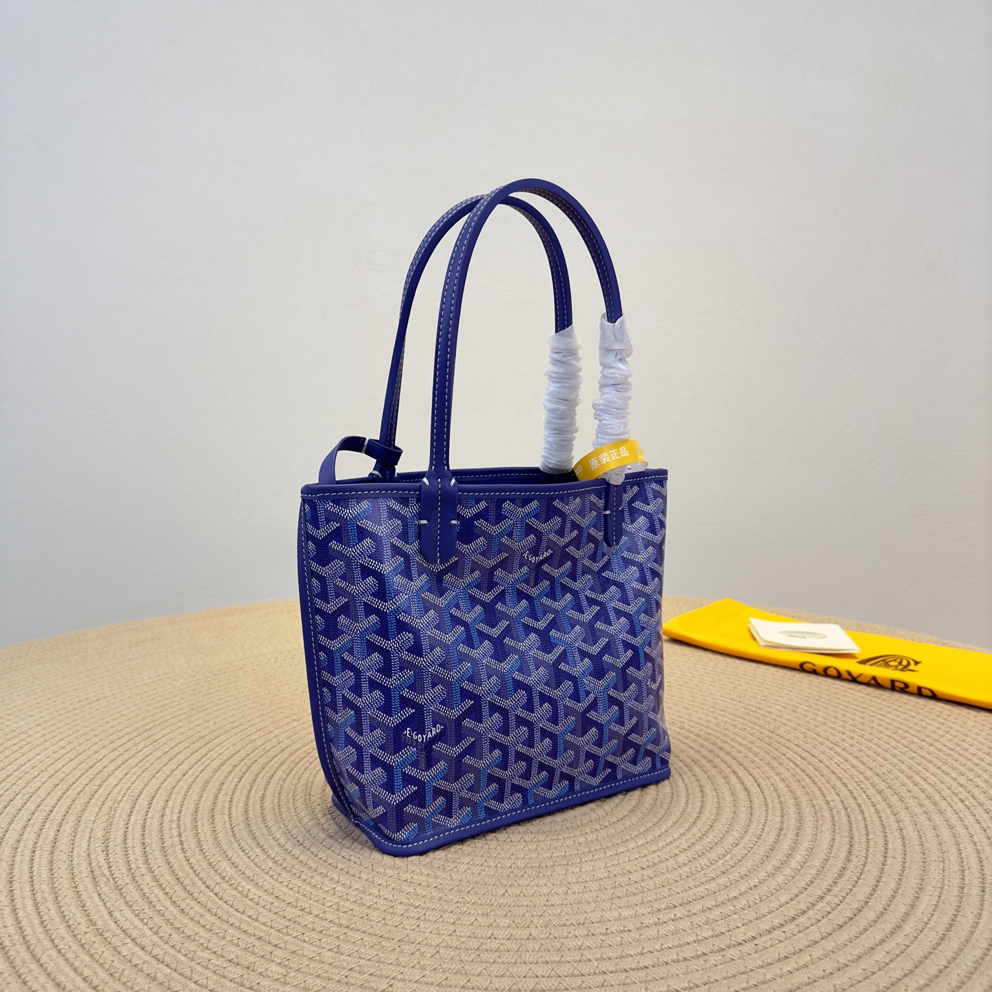 高仿Goyard*Anjou系列21TY73P雙面購物袋藍莓紫Mini純原版本