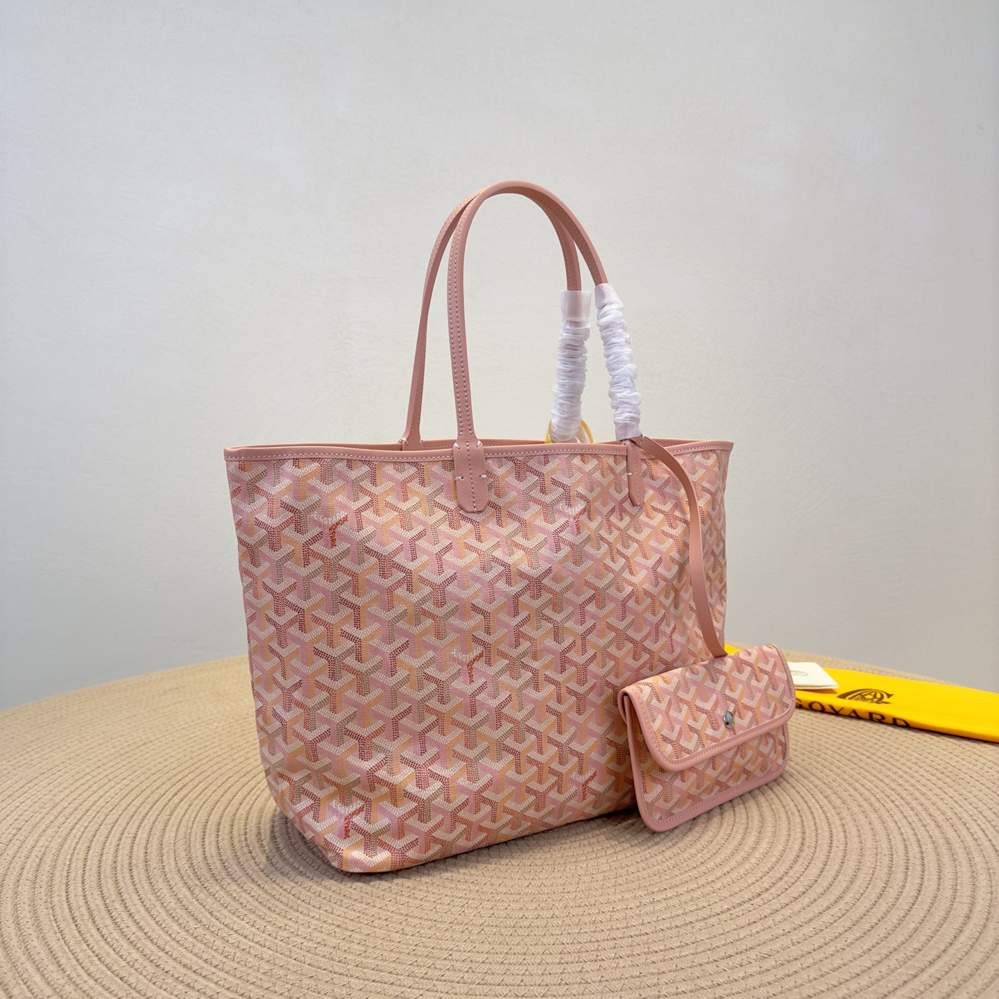 高仿Goyard*SaintLouis系列MLTY74CL42P手拎袋櫻花粉小號純原版本