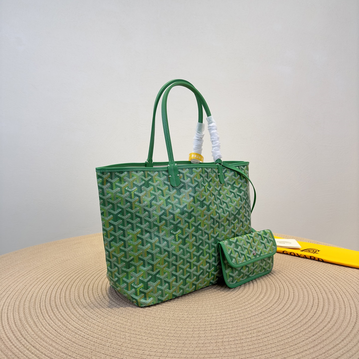 高仿Goyard*SaintLouis系列MLTY72CL69P手拎袋草地綠小號純原版本