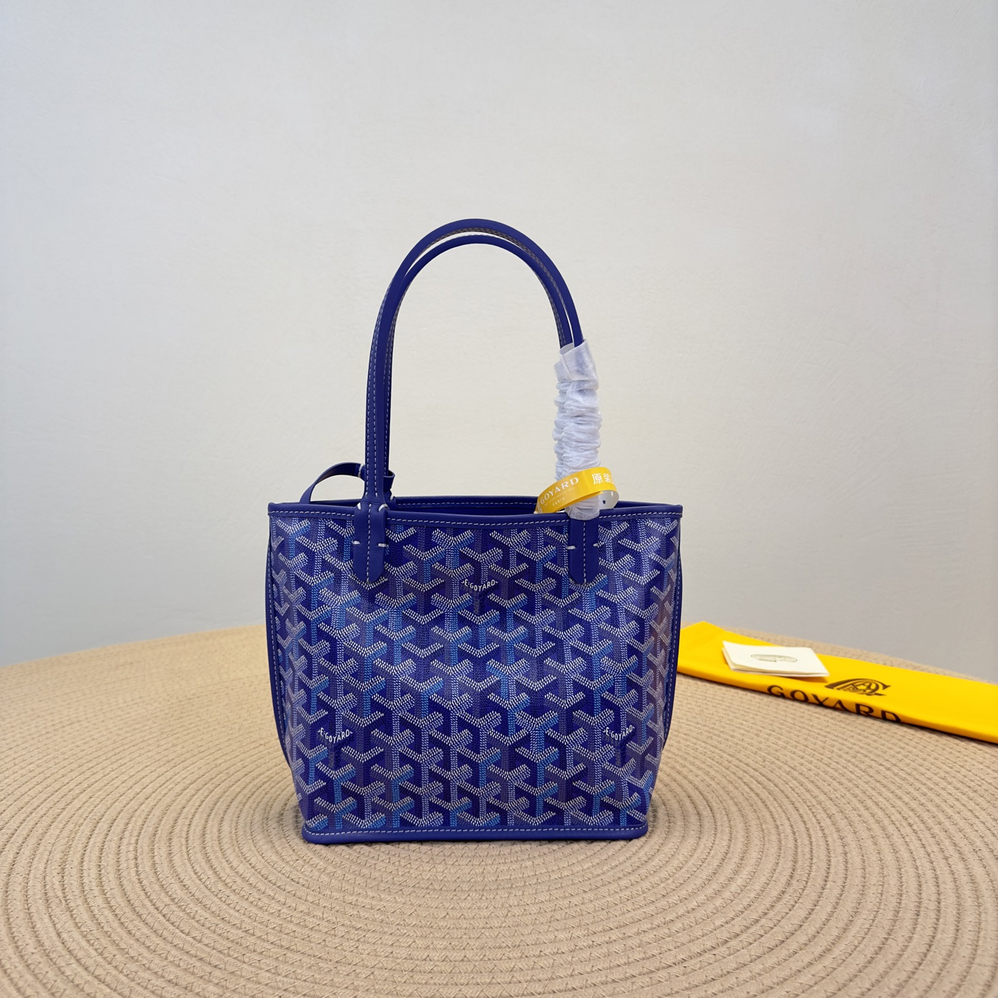 高仿Goyard*Anjou系列21TY73P雙面購物袋藍莓紫Mini純原版本