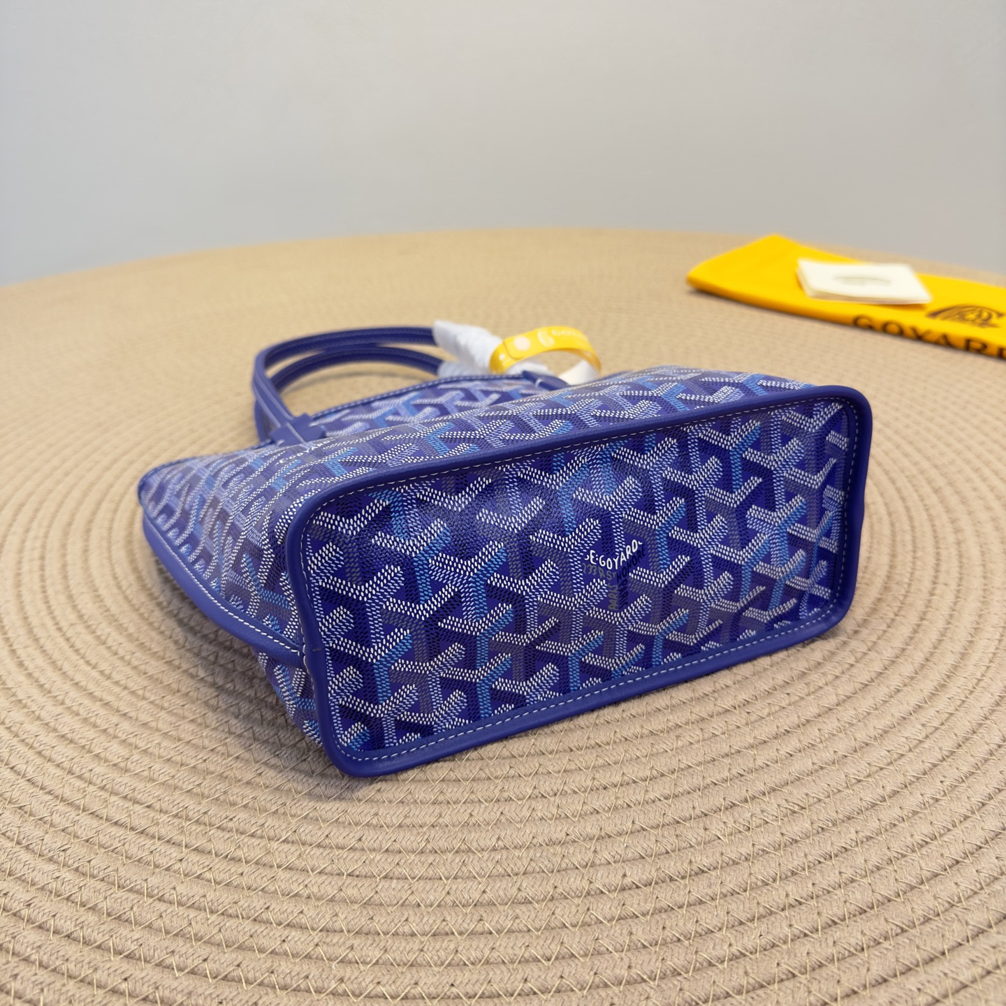 高仿Goyard*Anjou系列21TY73P雙面購物袋藍莓紫Mini純原版本