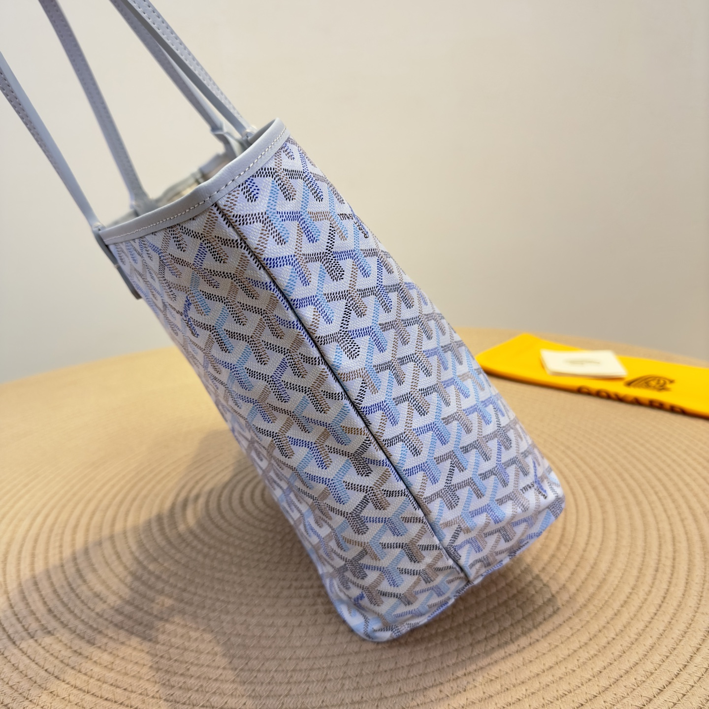 高仿Goyard*SaintLouis系列MLTY71CL23P手拎袋冰川極地藍小號純原版本