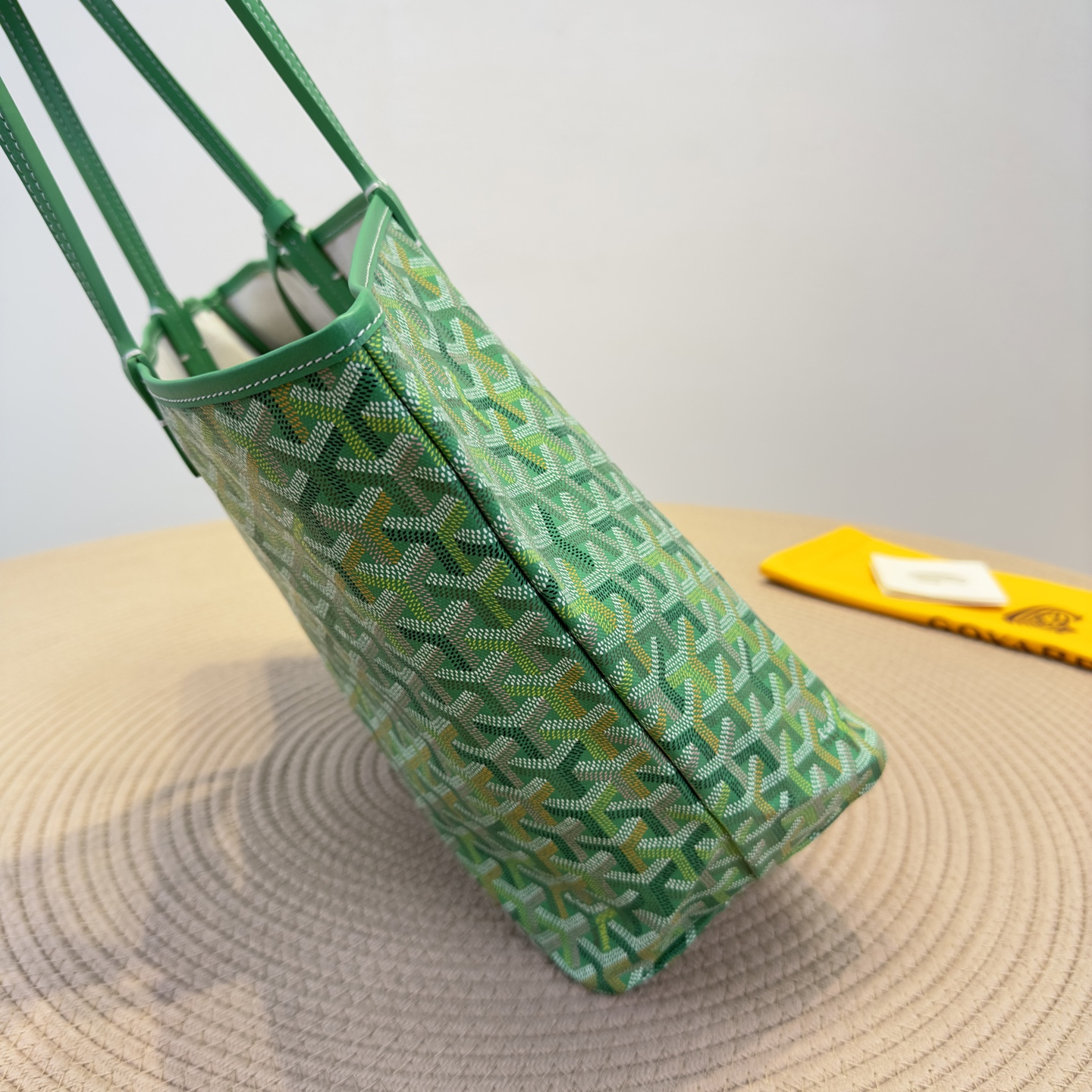 高仿Goyard*SaintLouis系列MLTY72CL69P手拎袋草地綠小號純原版本