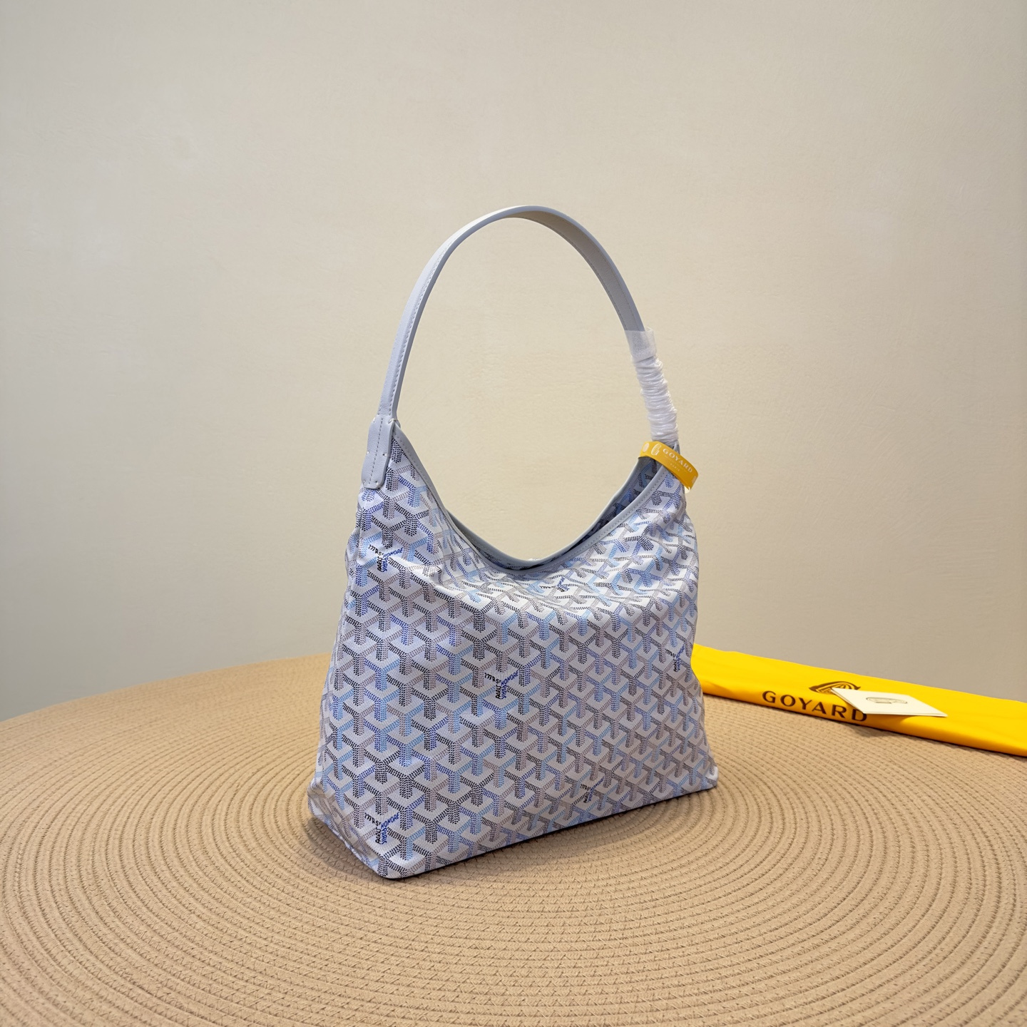 高仿Goyard*Hobo系列Boheme71CL23P購物袋冰川極地藍大號純原版本