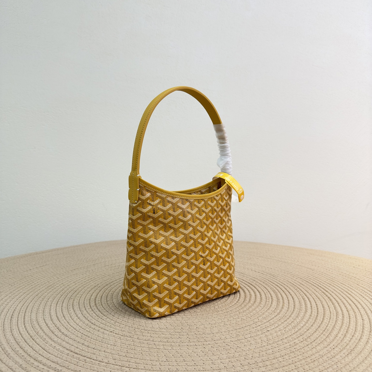 高仿Goyard*Boheme系列08CL08P單肩包黃色Mini純原版本