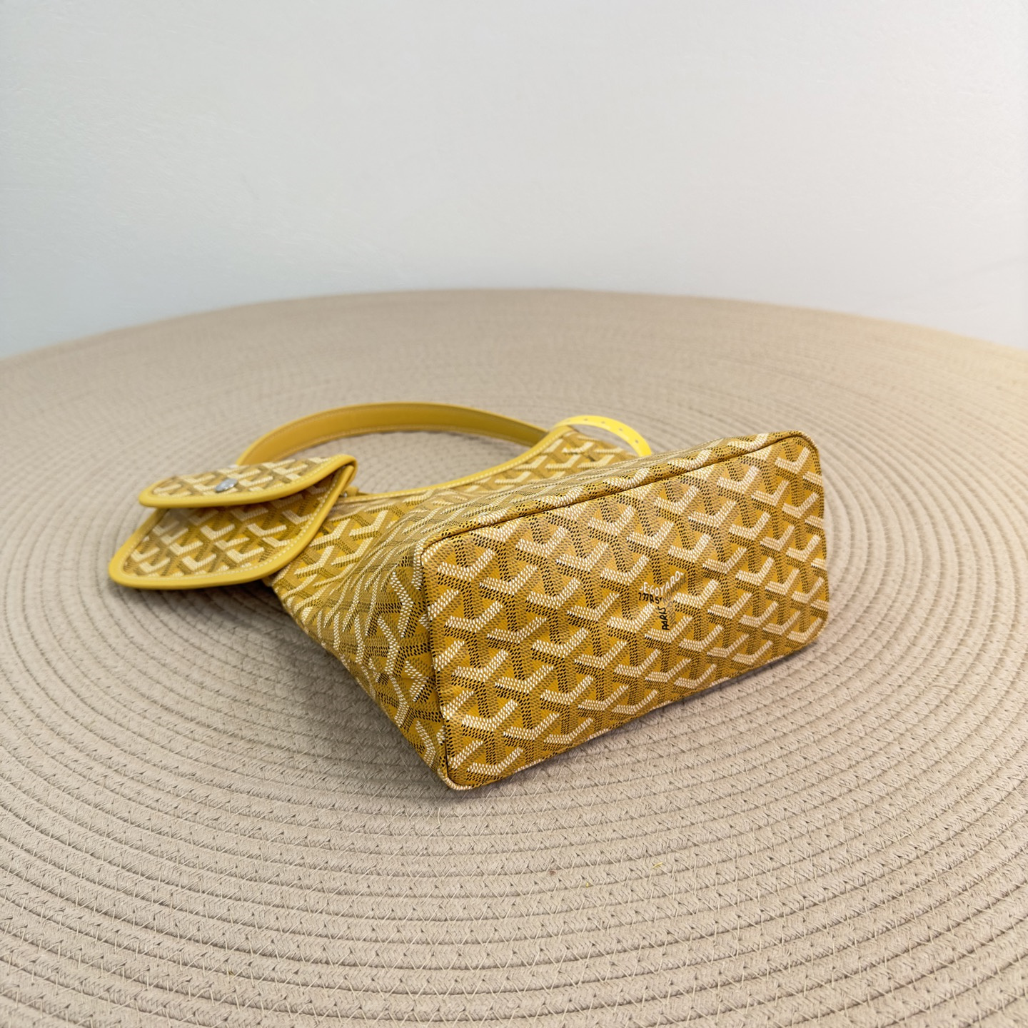 高仿Goyard*Boheme系列08CL08P單肩包黃色Mini純原版本