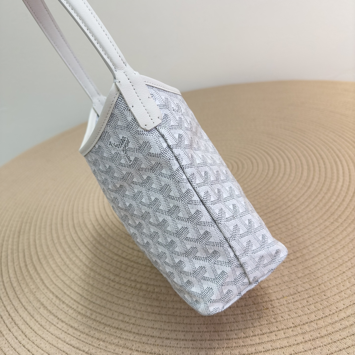 高仿Goyard*Boheme系列50CL50P單肩包白色Mini純原版本