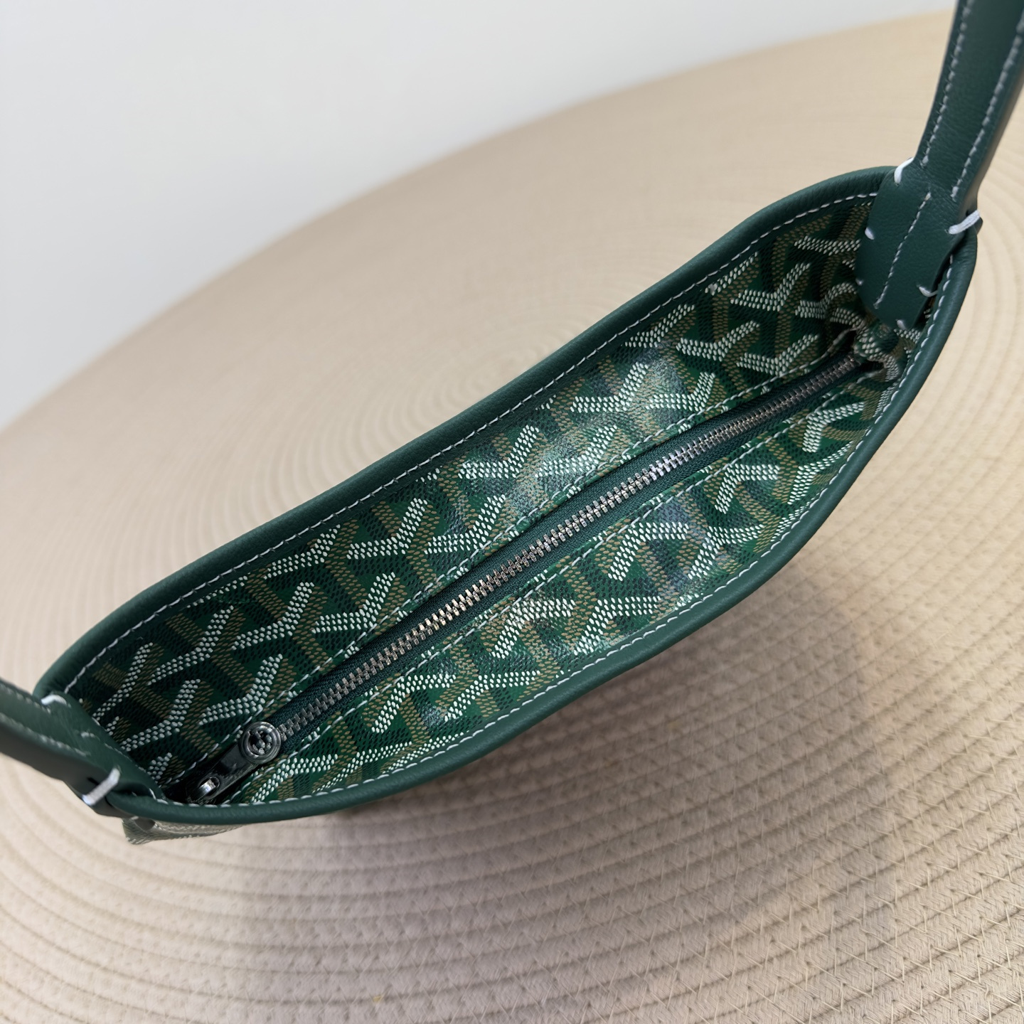 高仿Goyard*Boheme系列09CL09P單肩包綠色Mini純原版本