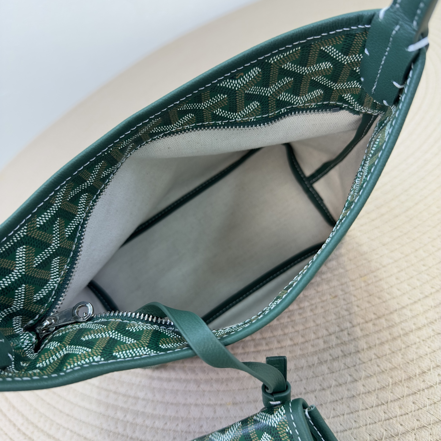 高仿Goyard*Boheme系列09CL09P單肩包綠色Mini純原版本