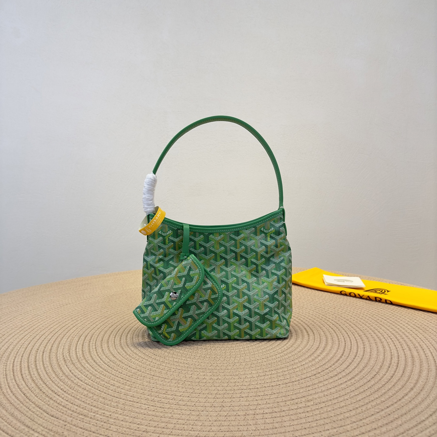 高仿Goyard*Hobo系列72CL69P購物袋草地綠mini純原版本