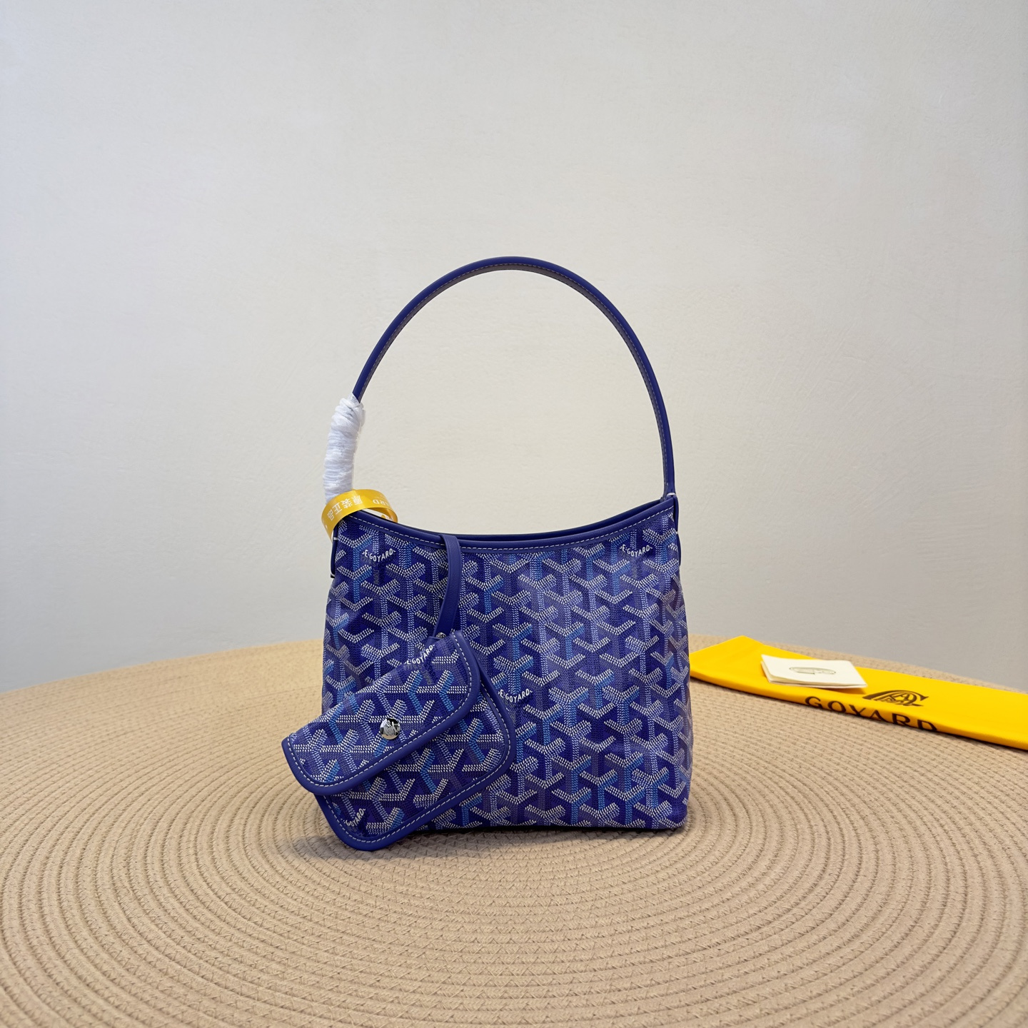 高仿Goyard*Hobo系列73CL21P購物袋藍莓紫mini純原版本