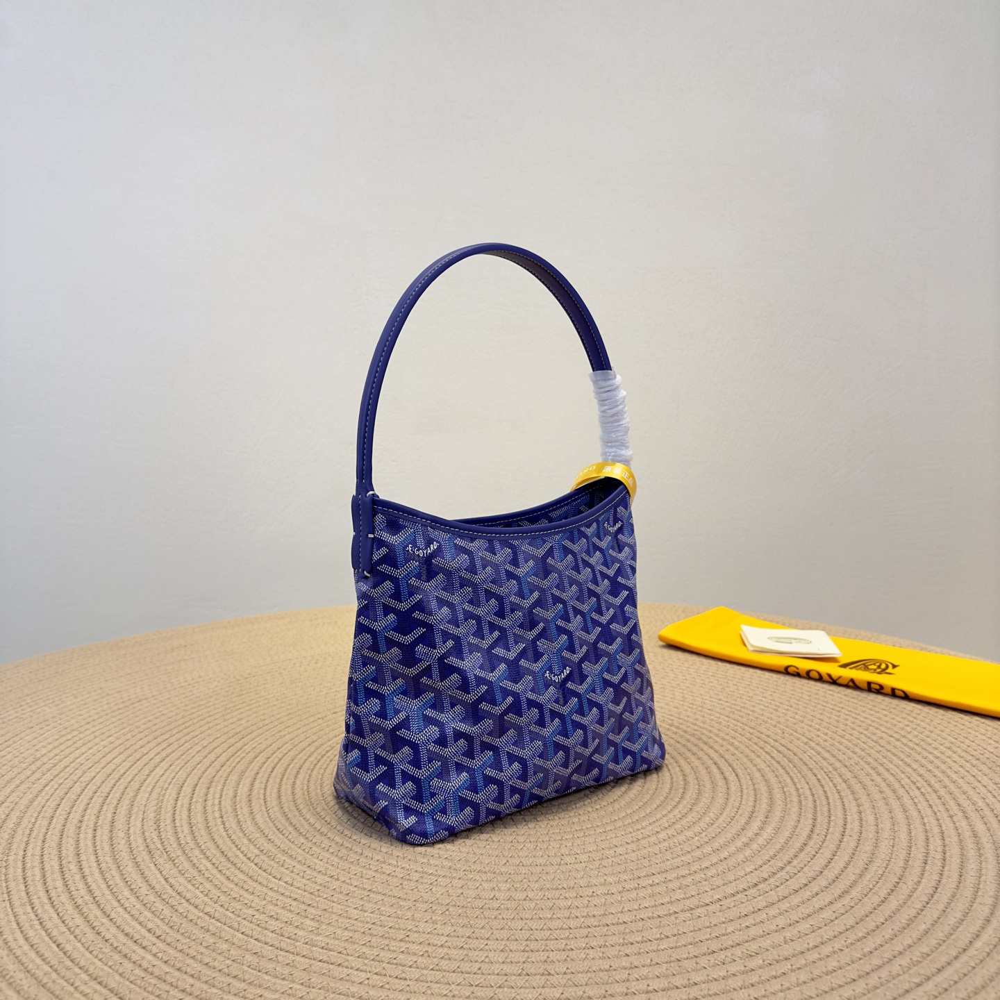 高仿Goyard*Hobo系列73CL21P購物袋藍莓紫mini純原版本
