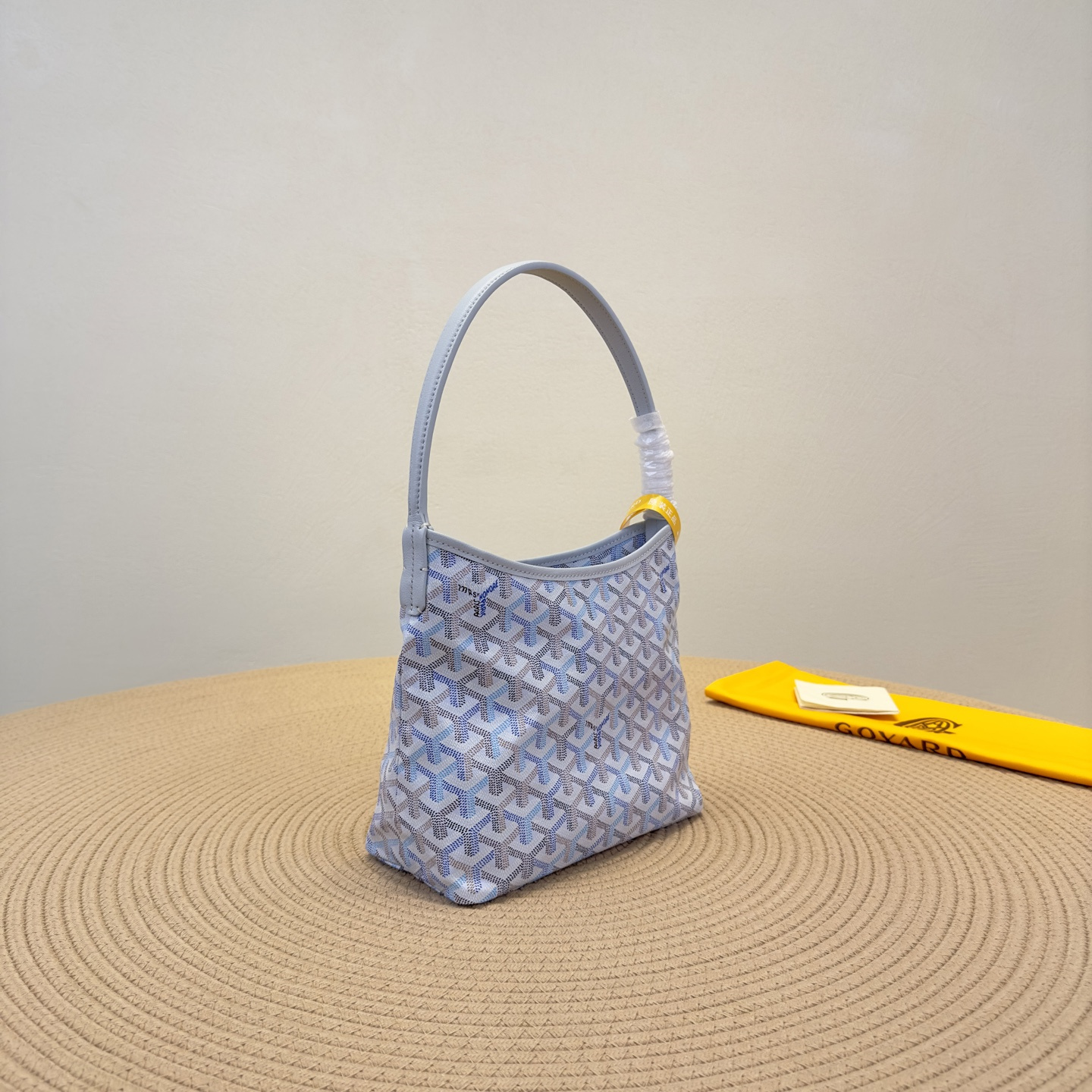 高仿Goyard*Hobo系列71CL23P購物袋冰川極地藍mini純原版本
