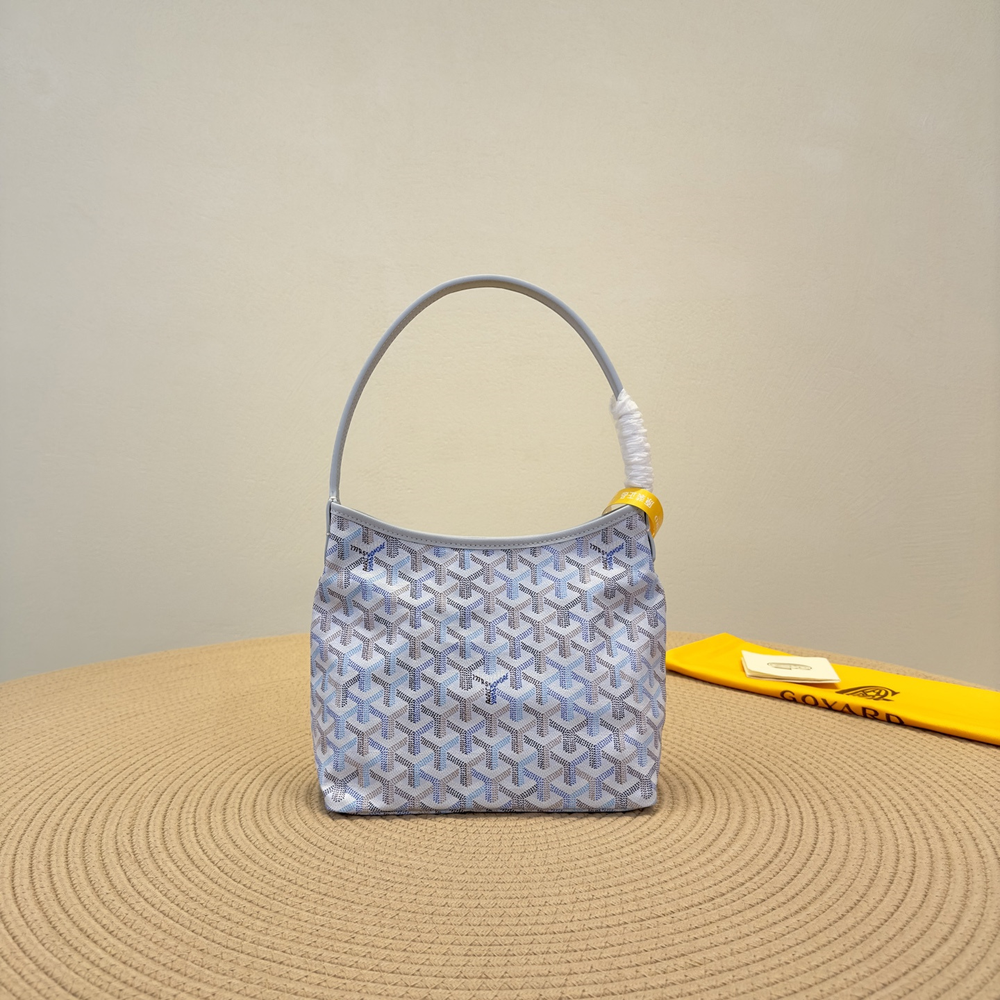 高仿Goyard*Hobo系列71CL23P購物袋冰川極地藍mini純原版本