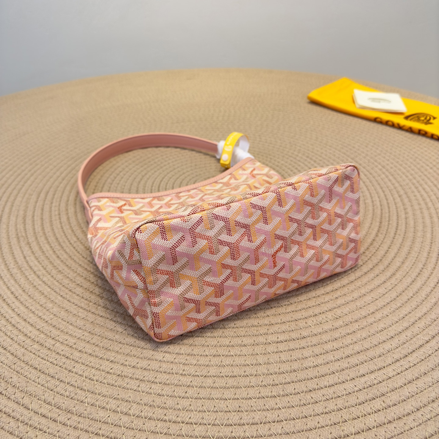 高仿Goyard*Hobo系列74CL42P購物袋櫻花粉mini純原版本