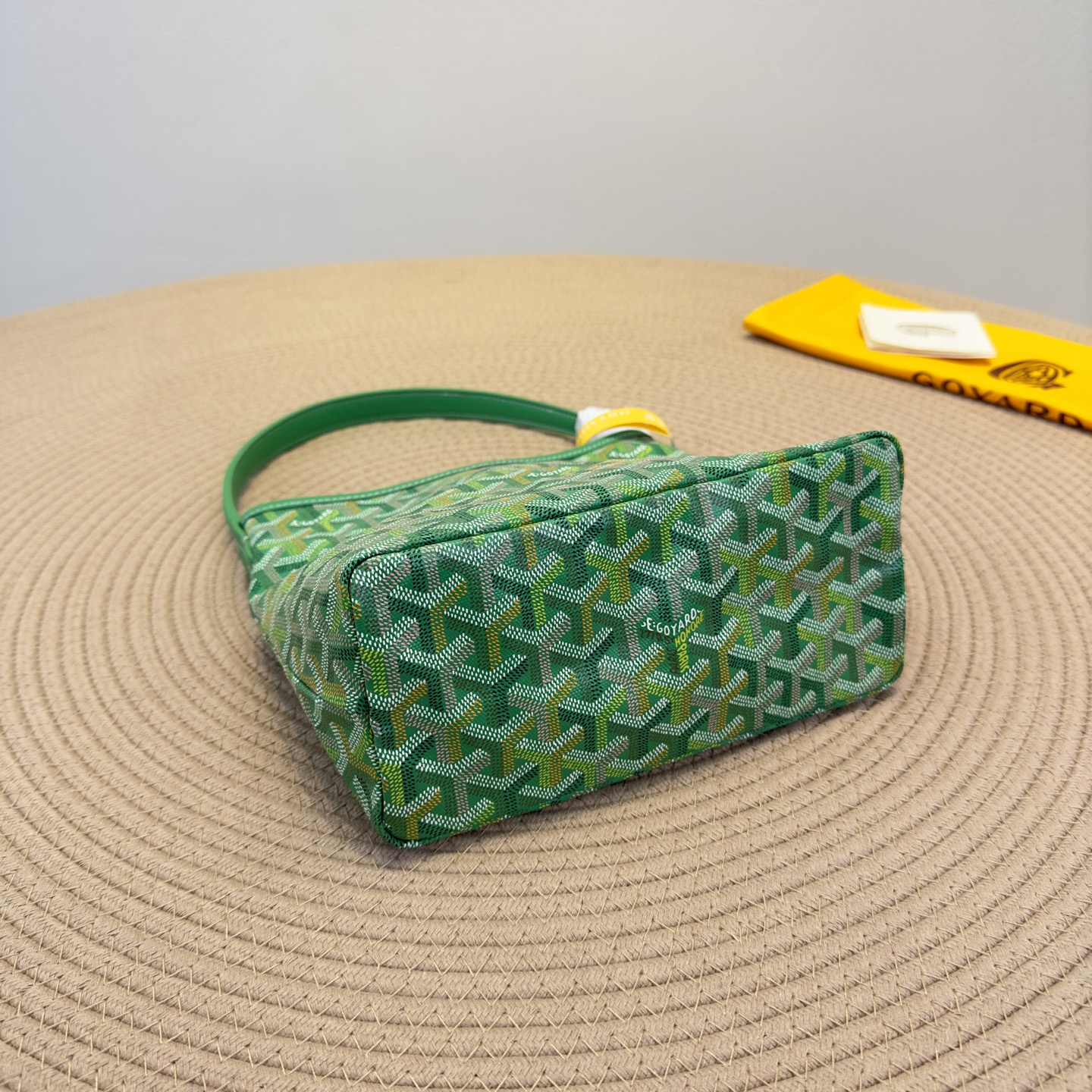 高仿Goyard*Hobo系列72CL69P購物袋草地綠mini純原版本