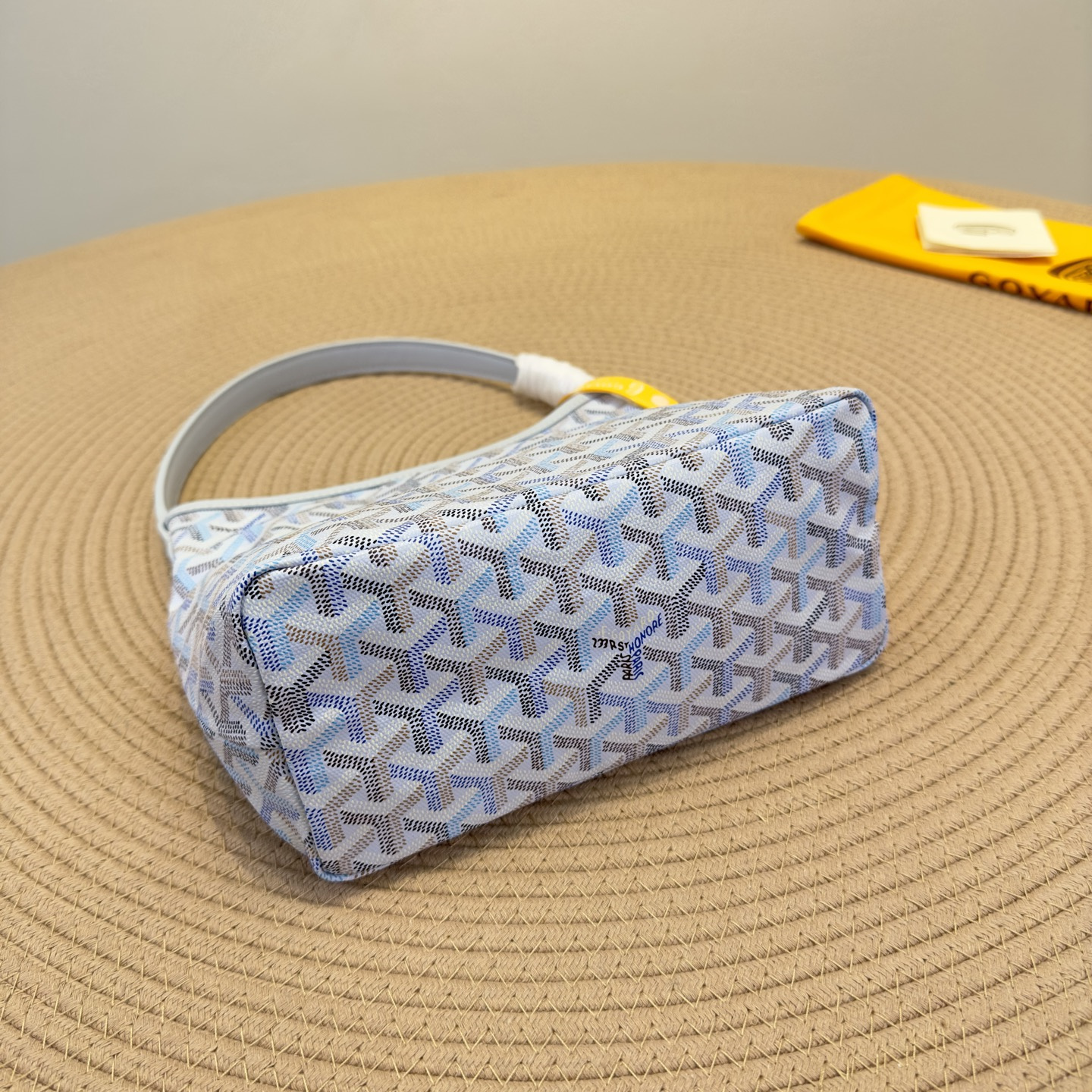 高仿Goyard*Hobo系列71CL23P購物袋冰川極地藍mini純原版本