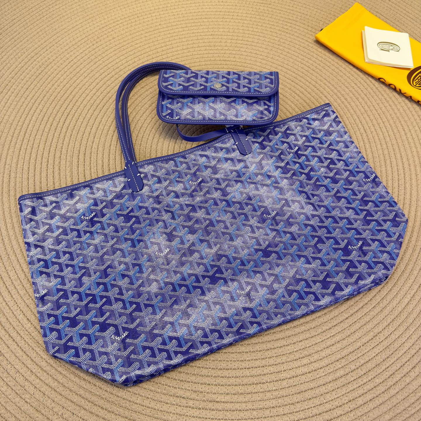 高仿Goyard*SaintLouis系列Tote73CL21P手拎袋藍莓紫大號純原版本