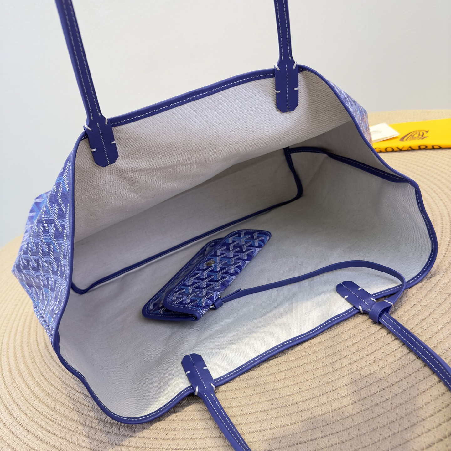高仿Goyard*SaintLouis系列Tote73CL21P手拎袋藍莓紫大號純原版本