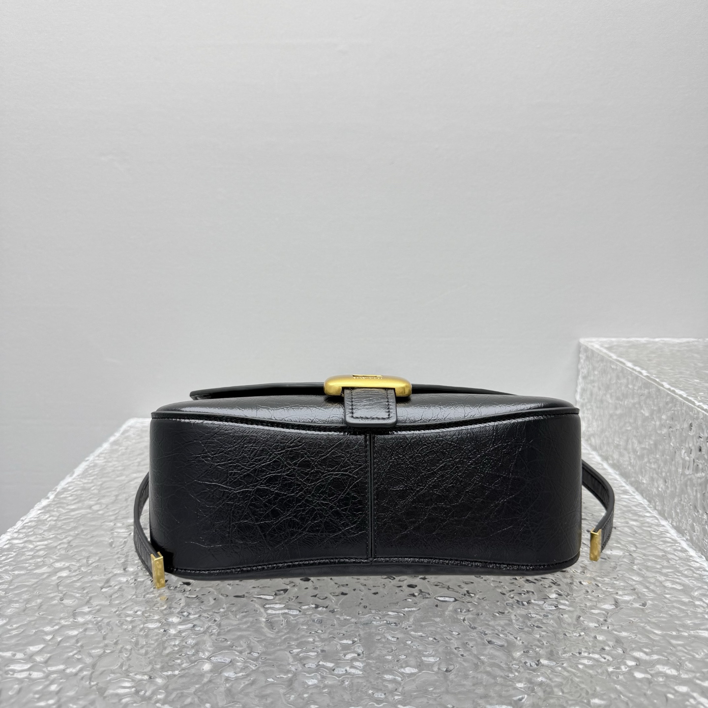 高仿Balenciaga*Clicca系列LM1000單肩包羊皮黑色中號純原版本