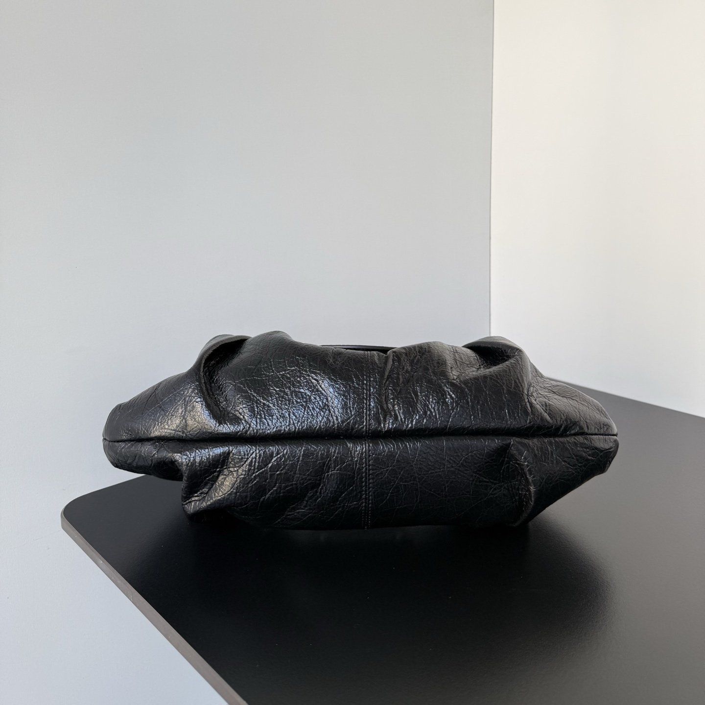 高仿Balenciaga*Pamela系列T12000單肩包羊皮黑色大號純原版本
