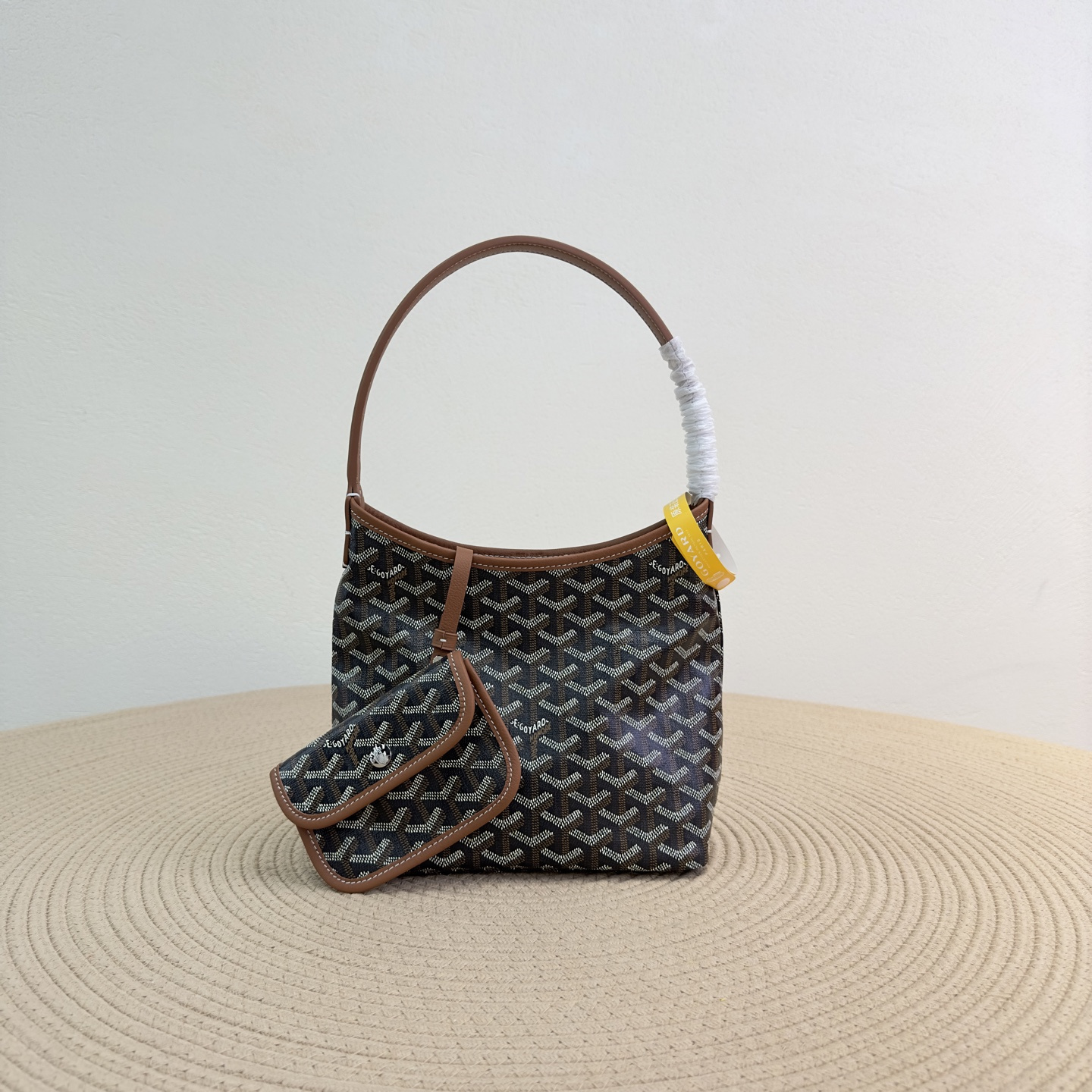 高仿Goyard*Boheme系列01CL03P單肩包棕色Mini純原版本
