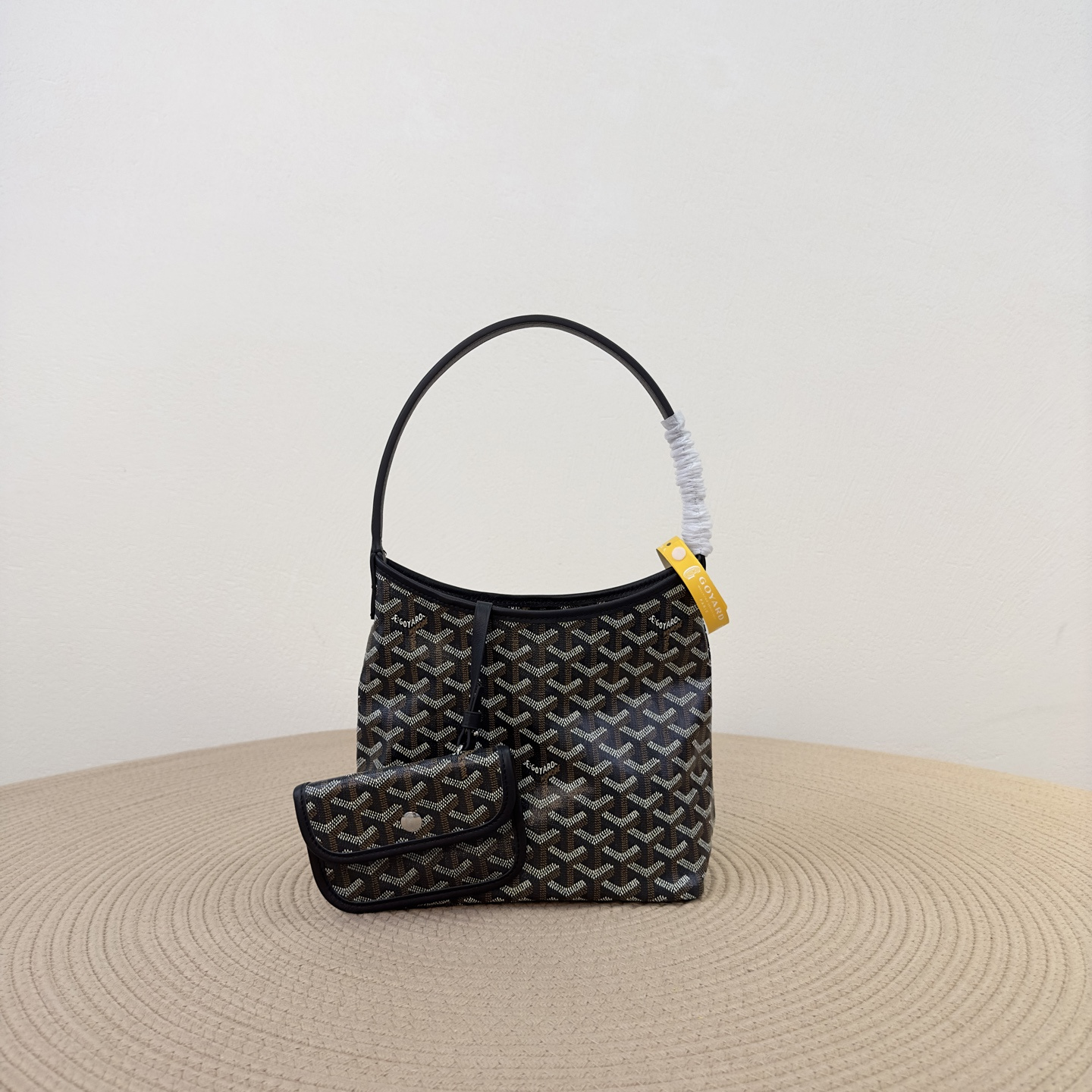 高仿Goyard*Boheme系列01CL01P單肩包黑色Mini純原版本