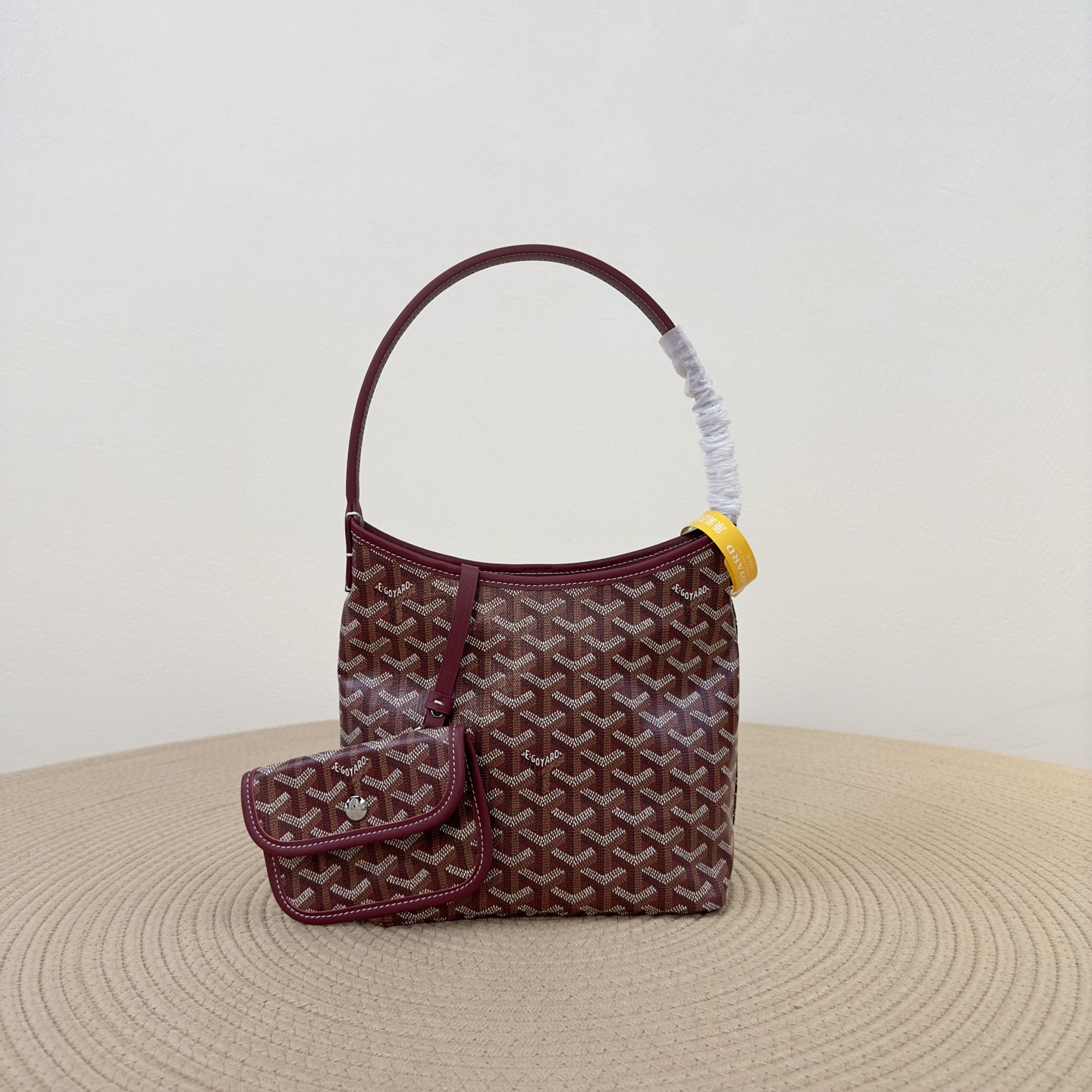 高仿Goyard*Boheme系列33CL33P單肩包酒紅色Mini純原版本