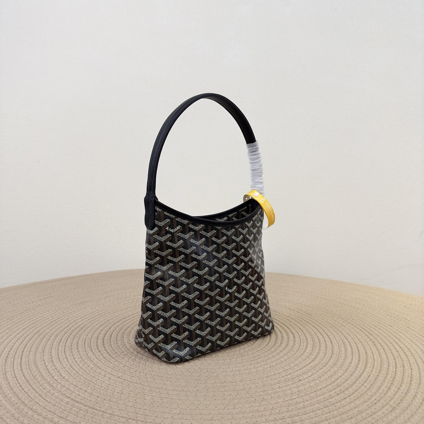 高仿Goyard*Boheme系列01CL01P單肩包黑色Mini純原版本