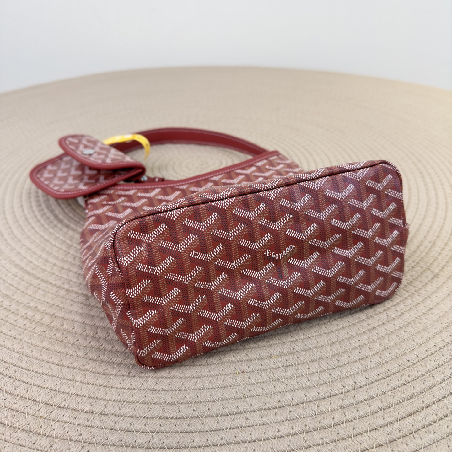 高仿Goyard*Boheme系列02CL02P單肩包紅色Mini純原版本