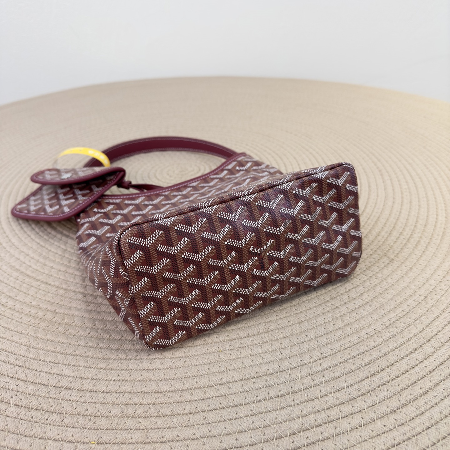高仿Goyard*Boheme系列33CL33P單肩包酒紅色Mini純原版本