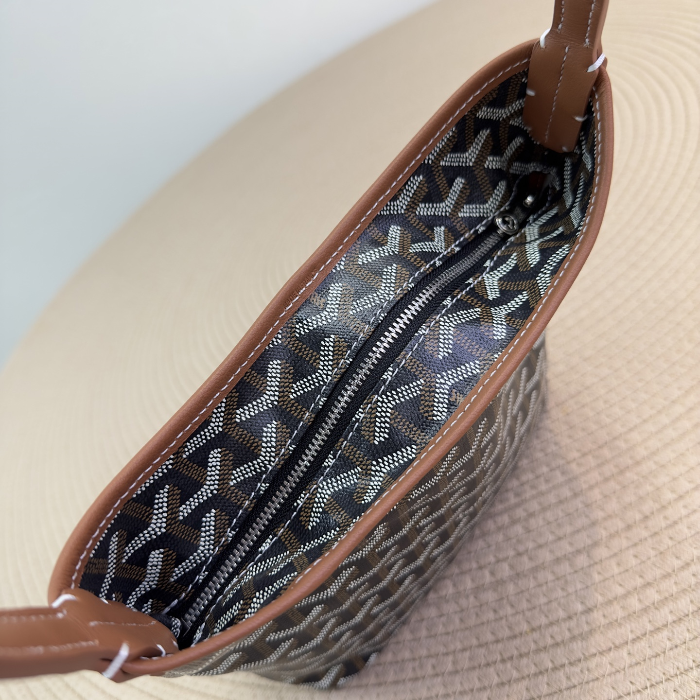 高仿Goyard*Boheme系列01CL03P單肩包棕色Mini純原版本