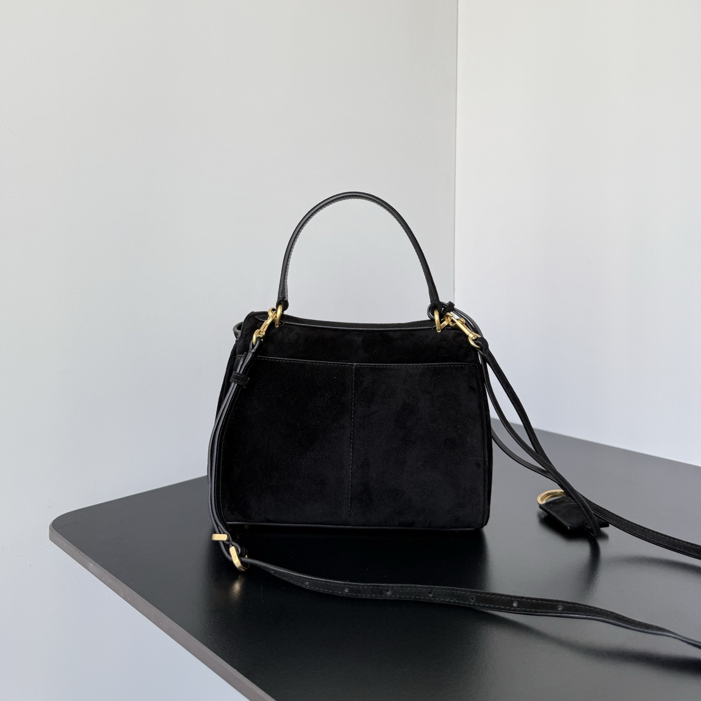 高仿Balenciaga*Rodeo系列22ACKO單肩包麂皮黑色Mini純原版本