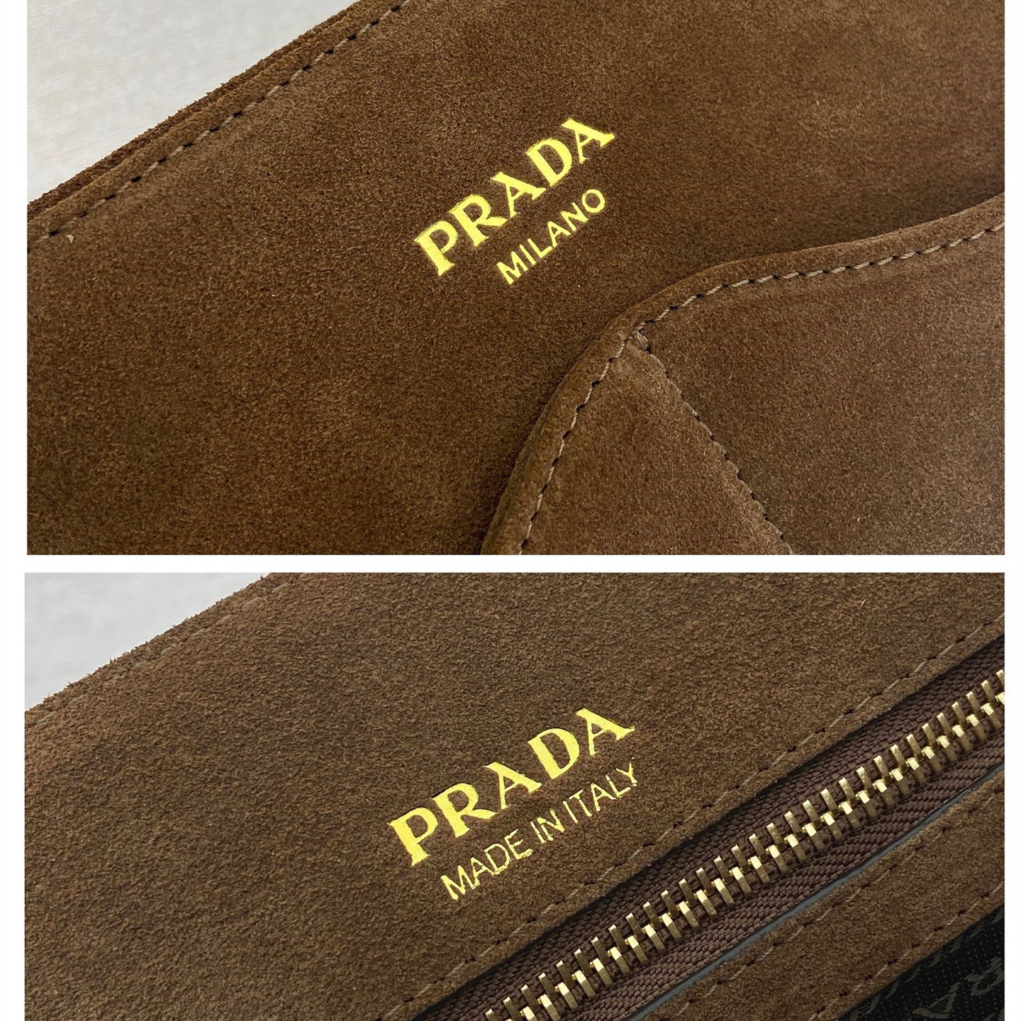 高仿Prada*Carry系列1BG650牛皮單肩包可可棕大號純原版本