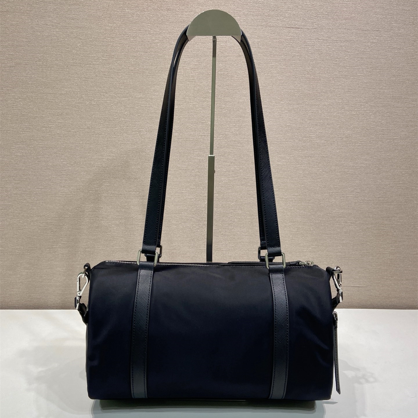 高仿Prada*Re-Nylon系列1BB154尼龍旅行袋黑色大號純原版本