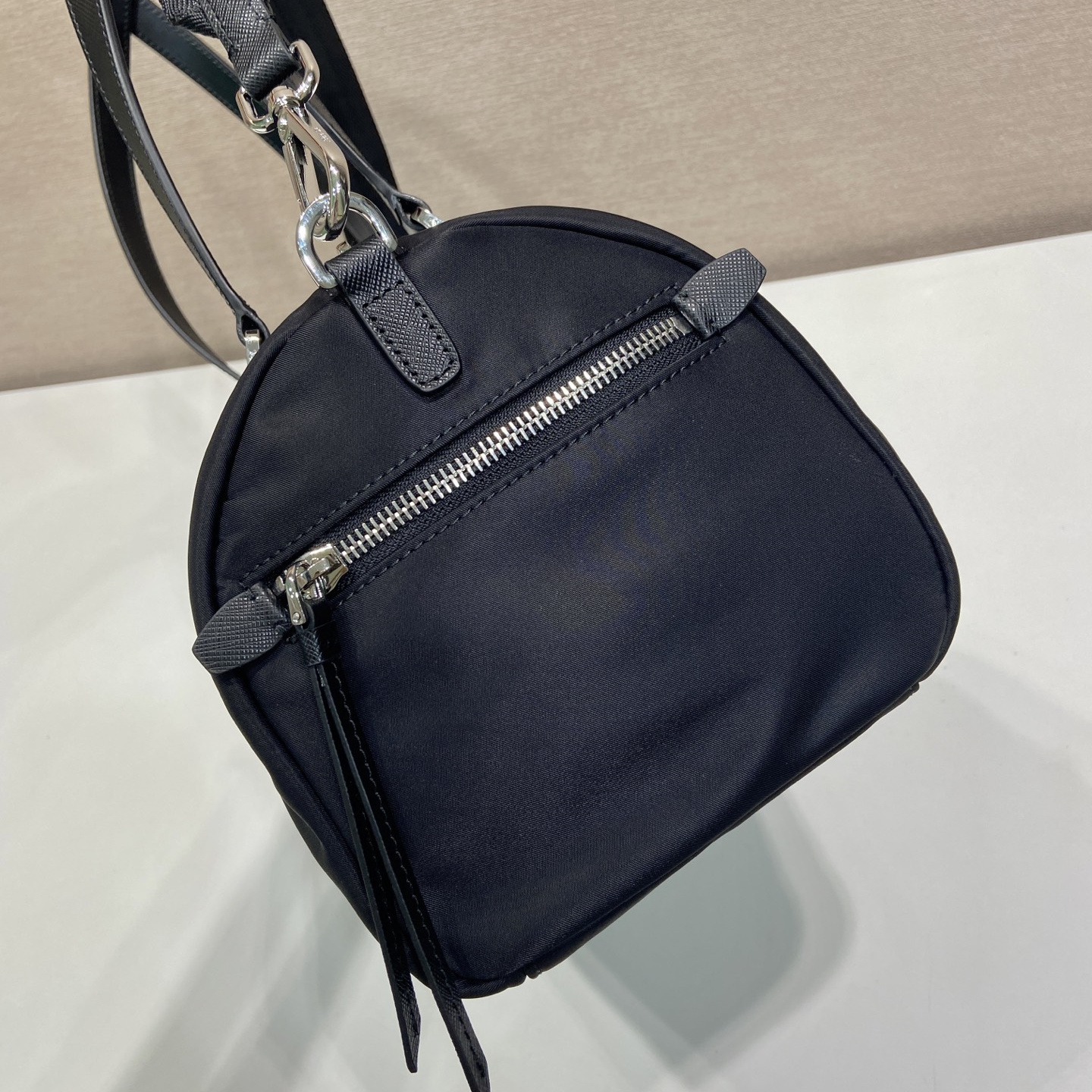 高仿Prada*Re-Nylon系列1BB154尼龍旅行袋黑色大號純原版本