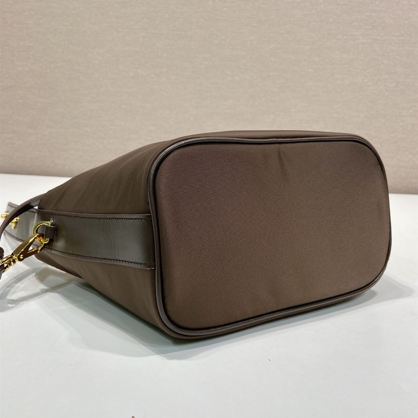 高仿Prada*Re-Nylon系列1BC302飯盒包棕色mini純原版本