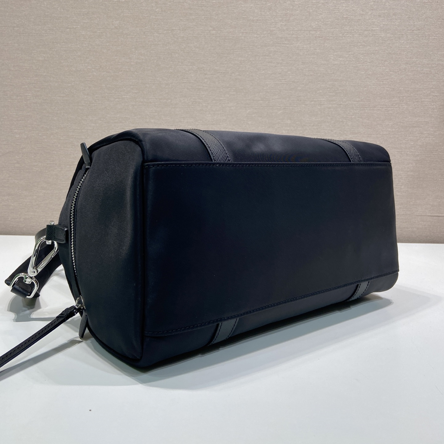 高仿Prada*Re-Nylon系列1BB154尼龍旅行袋黑色大號純原版本